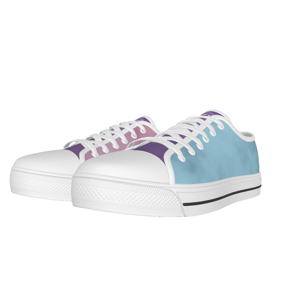 Sloth All-over Print Women's White Sole Canvas Shoes