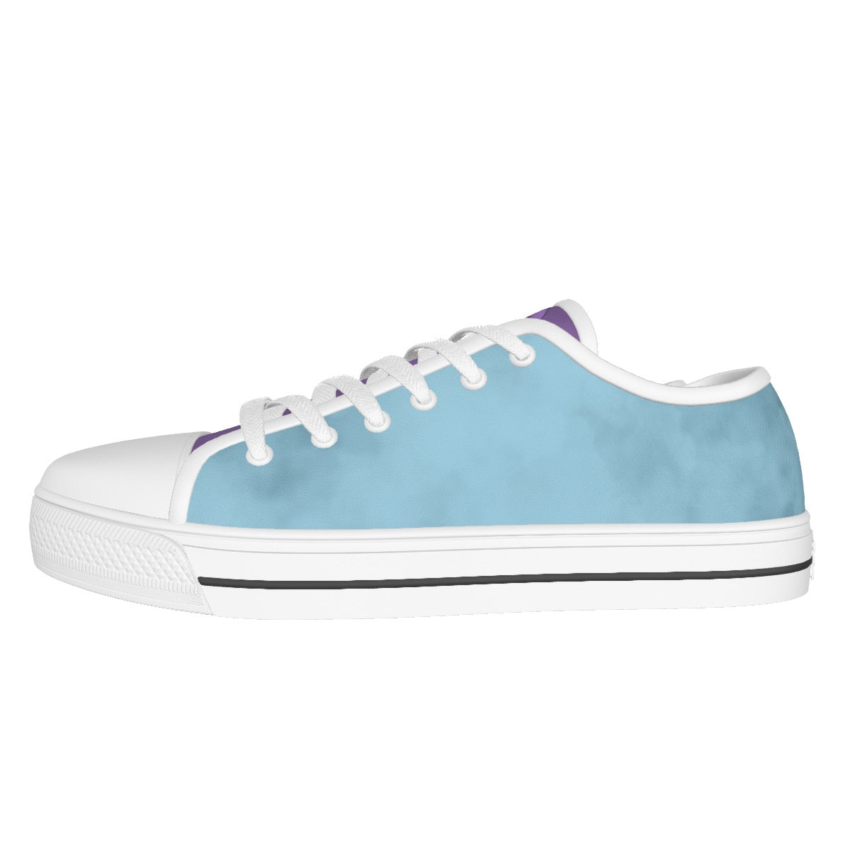 Sloth All-over Print Women's White Sole Canvas Shoes