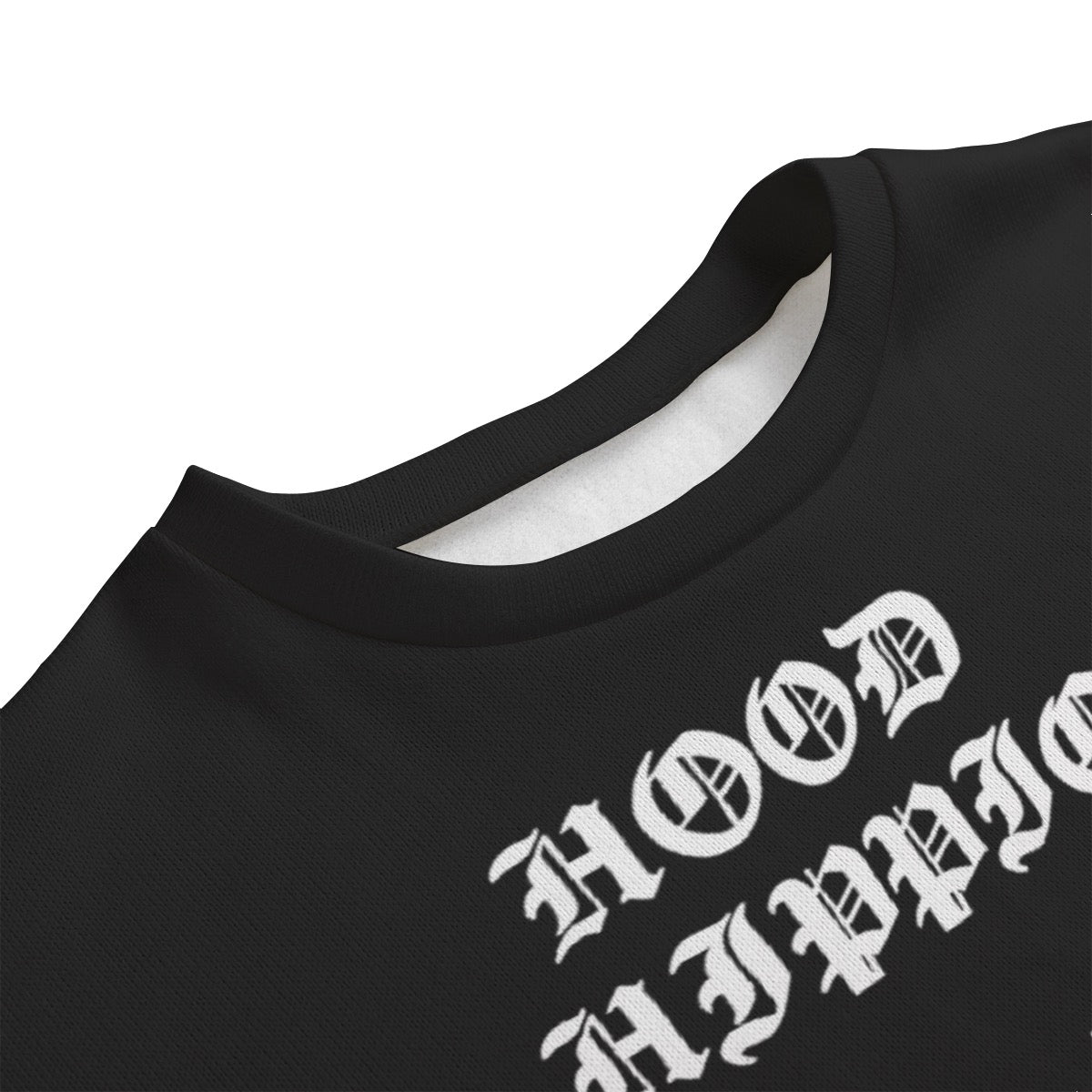 All-Over Print Unisex Drop-shoulder Knitted Fleece Sweater