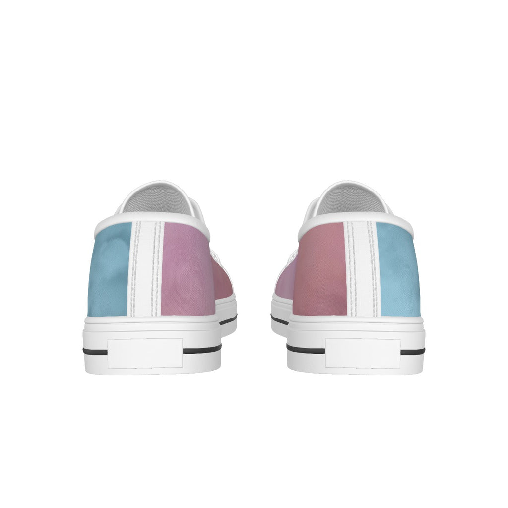 Sloth All-over Print Women's White Sole Canvas Shoes