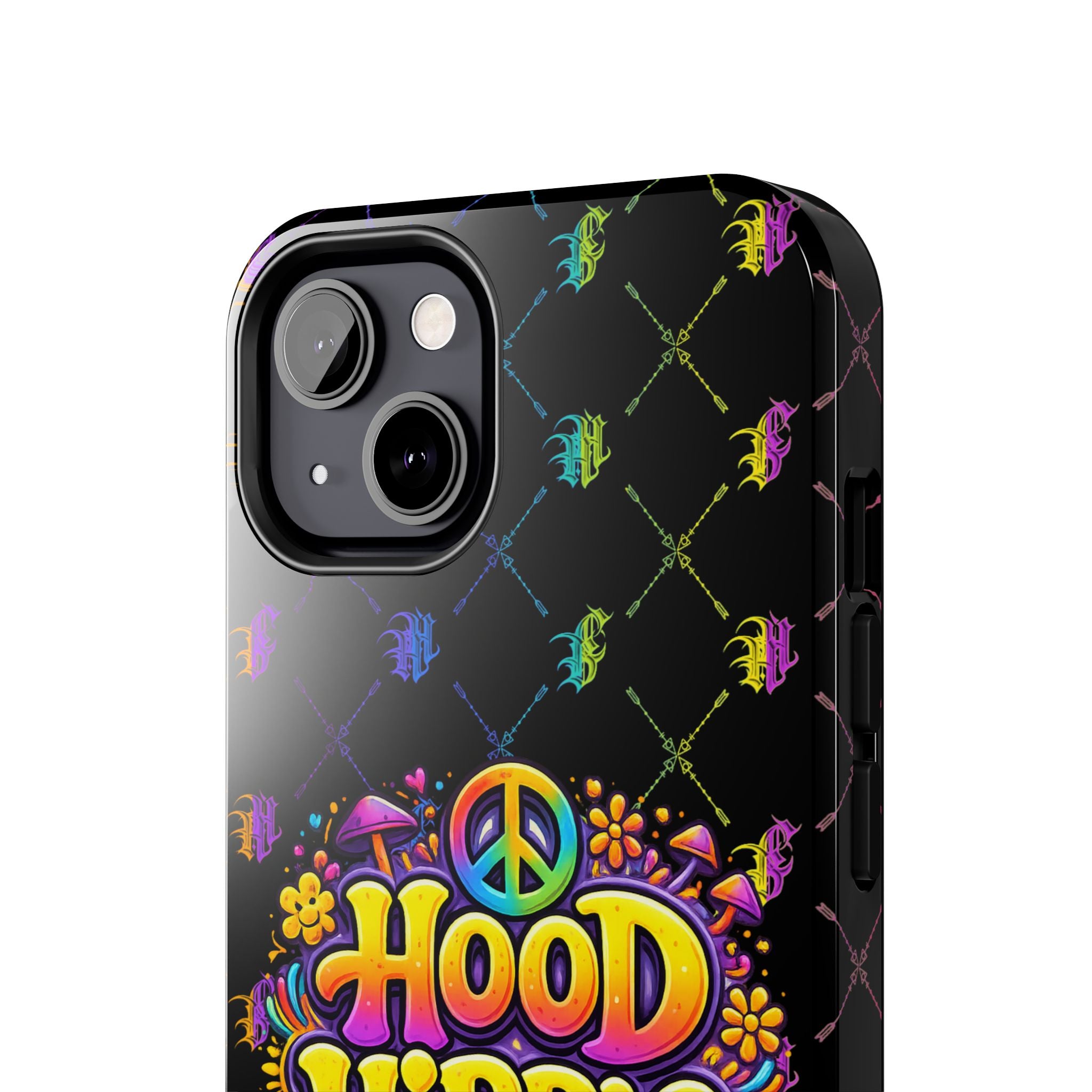 Bomb City Hood Hippie Tough Phone Case — Colorful Psychedelic Peace Design