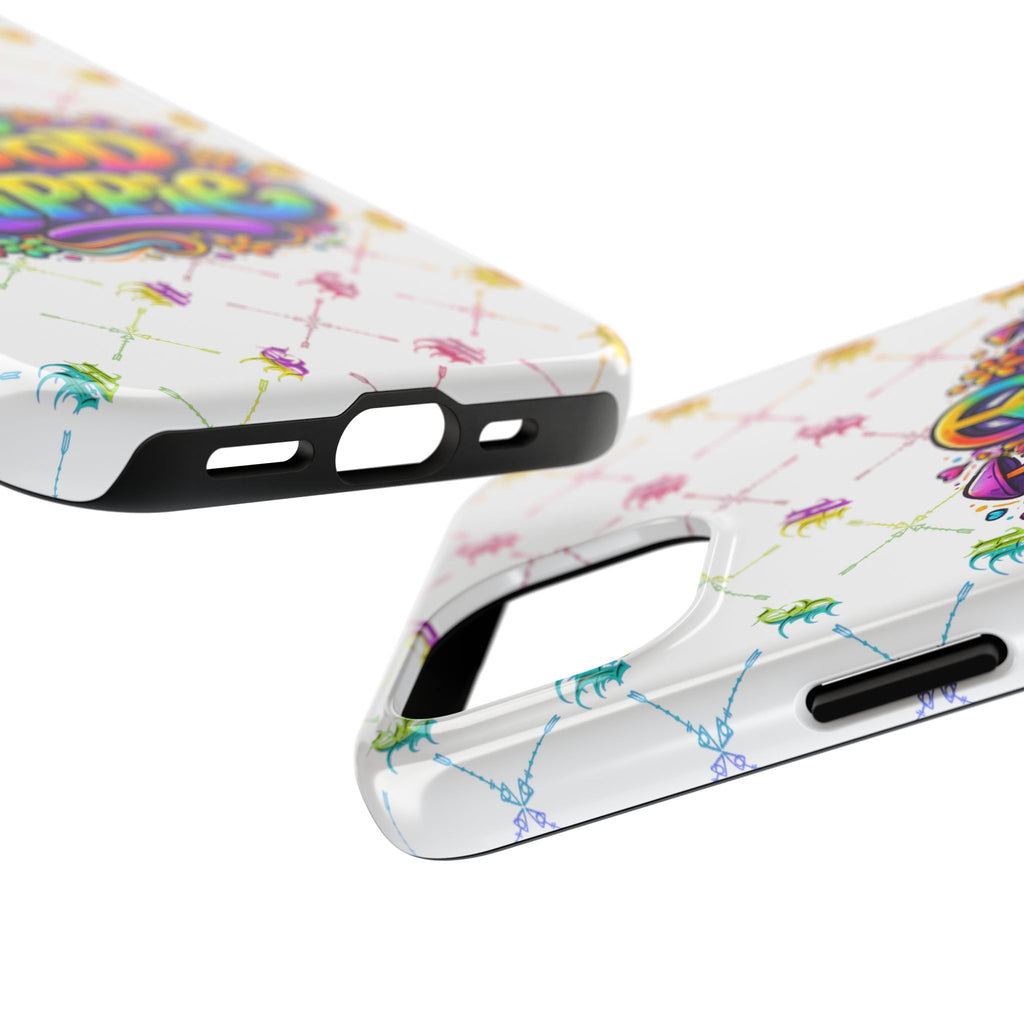 Bomb City Hood Hippie Tough Phone Case — Retro Peace Sign Floral iPhone Cover