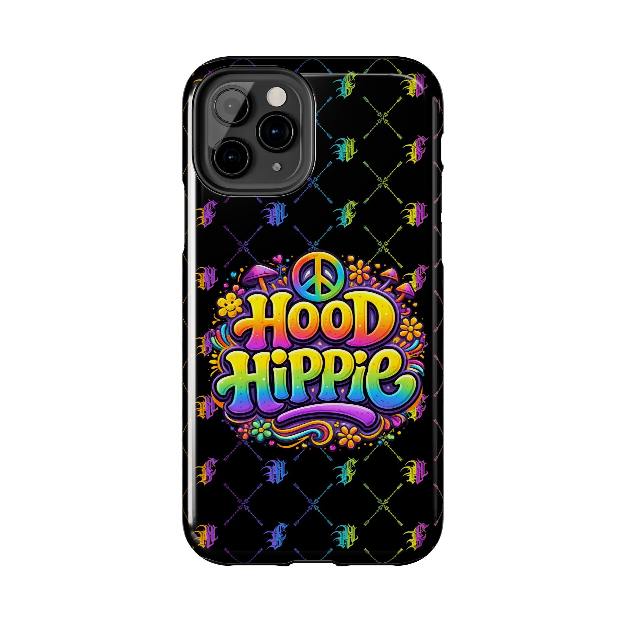 Bomb City Hood Hippie Tough Phone Case — Colorful Psychedelic Peace Design