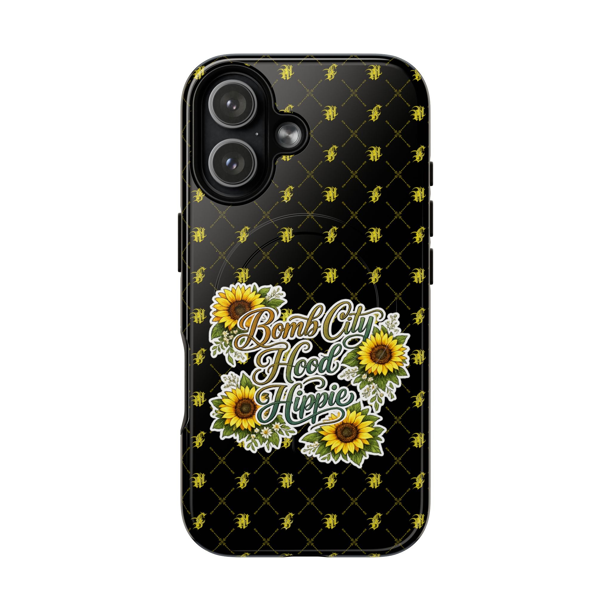 Sunflower 'Bomb City Hood Hippie' Tough Magnetic Phone Case