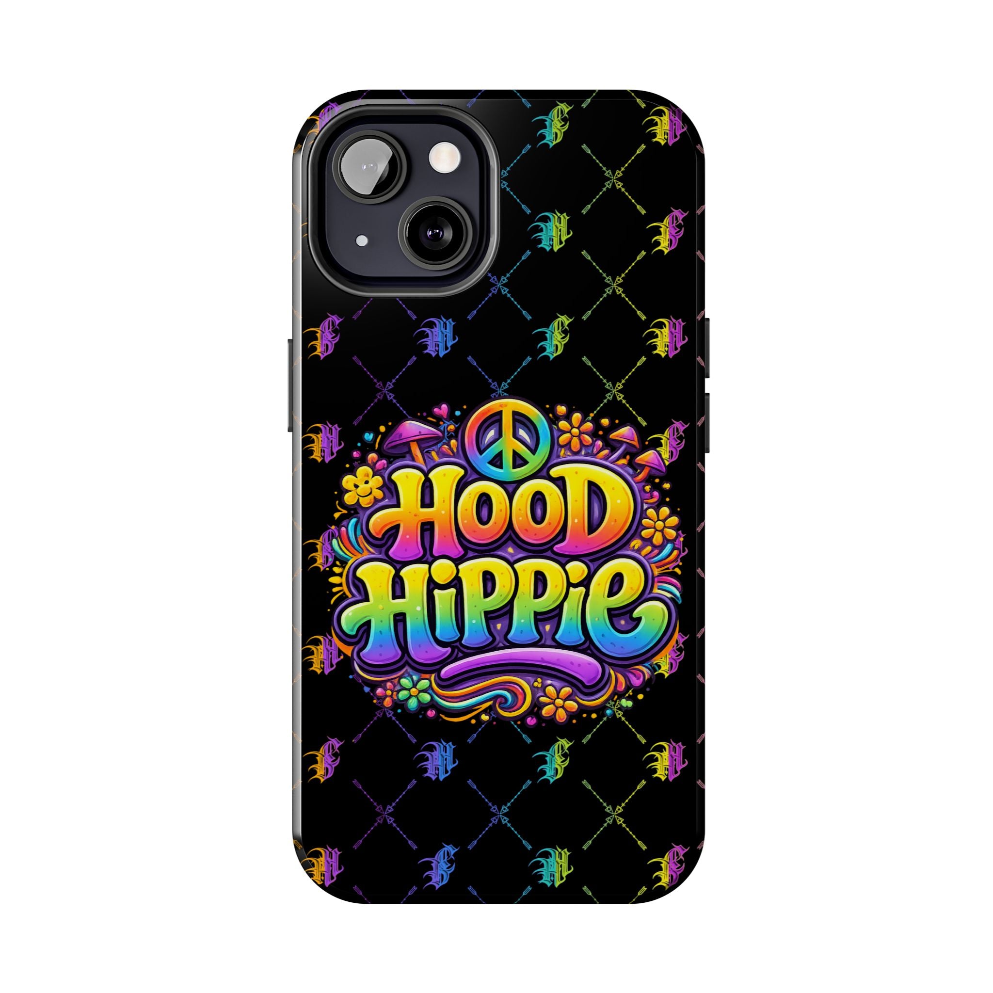 Bomb City Hood Hippie Tough Phone Case — Colorful Psychedelic Peace Design