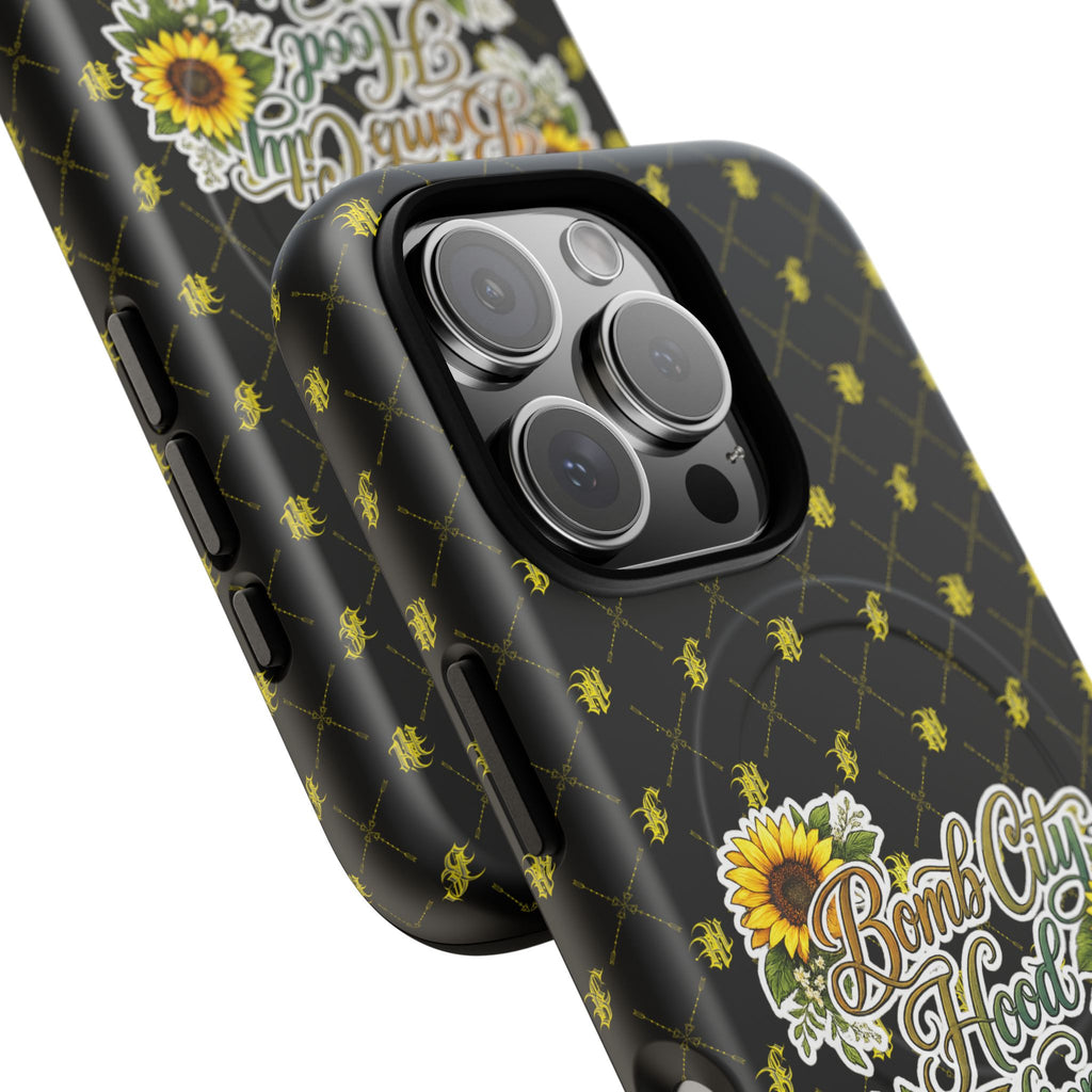 Sunflower 'Bomb City Hood Hippie' Tough Magnetic Phone Case