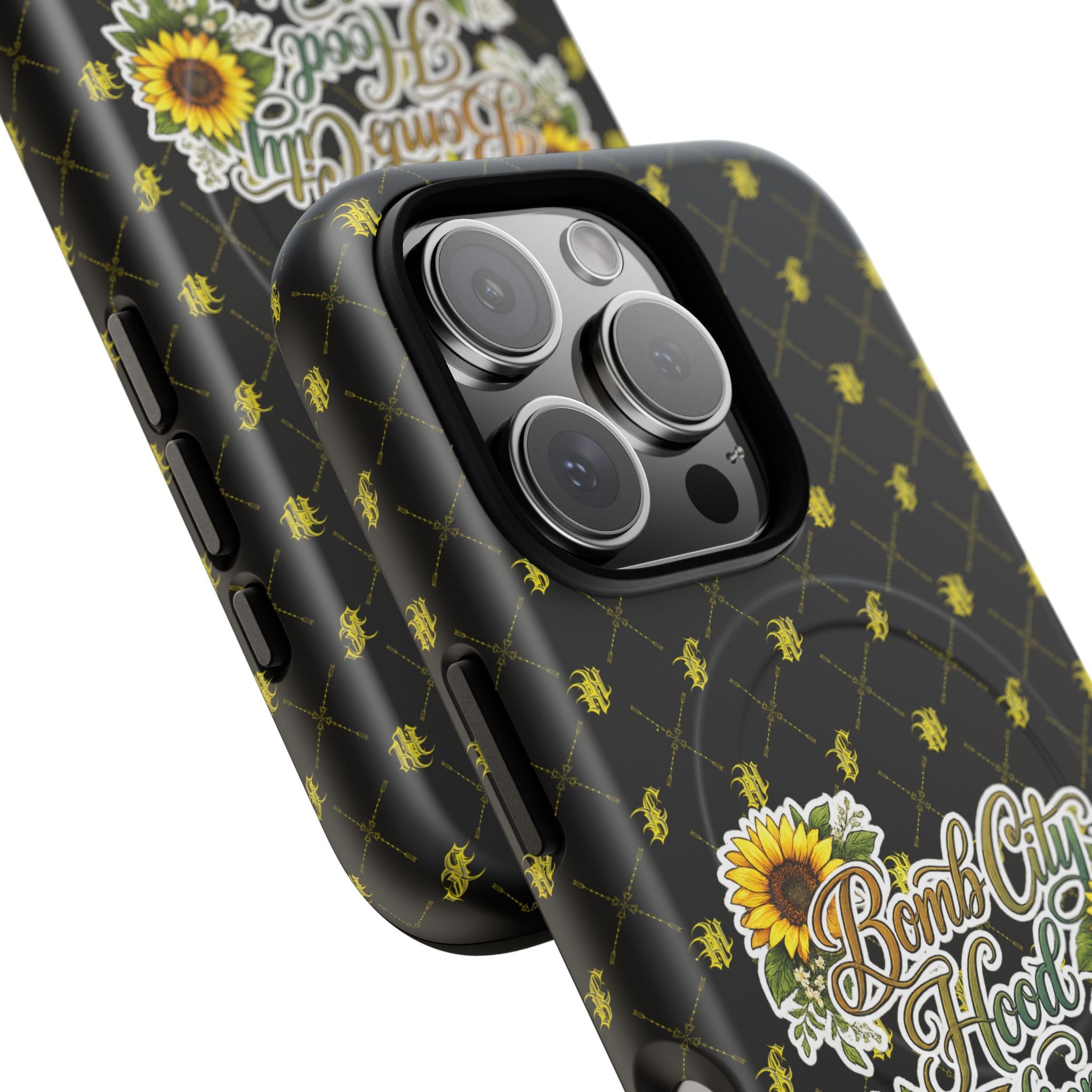 Sunflower 'Bomb City Hood Hippie' Tough Magnetic Phone Case