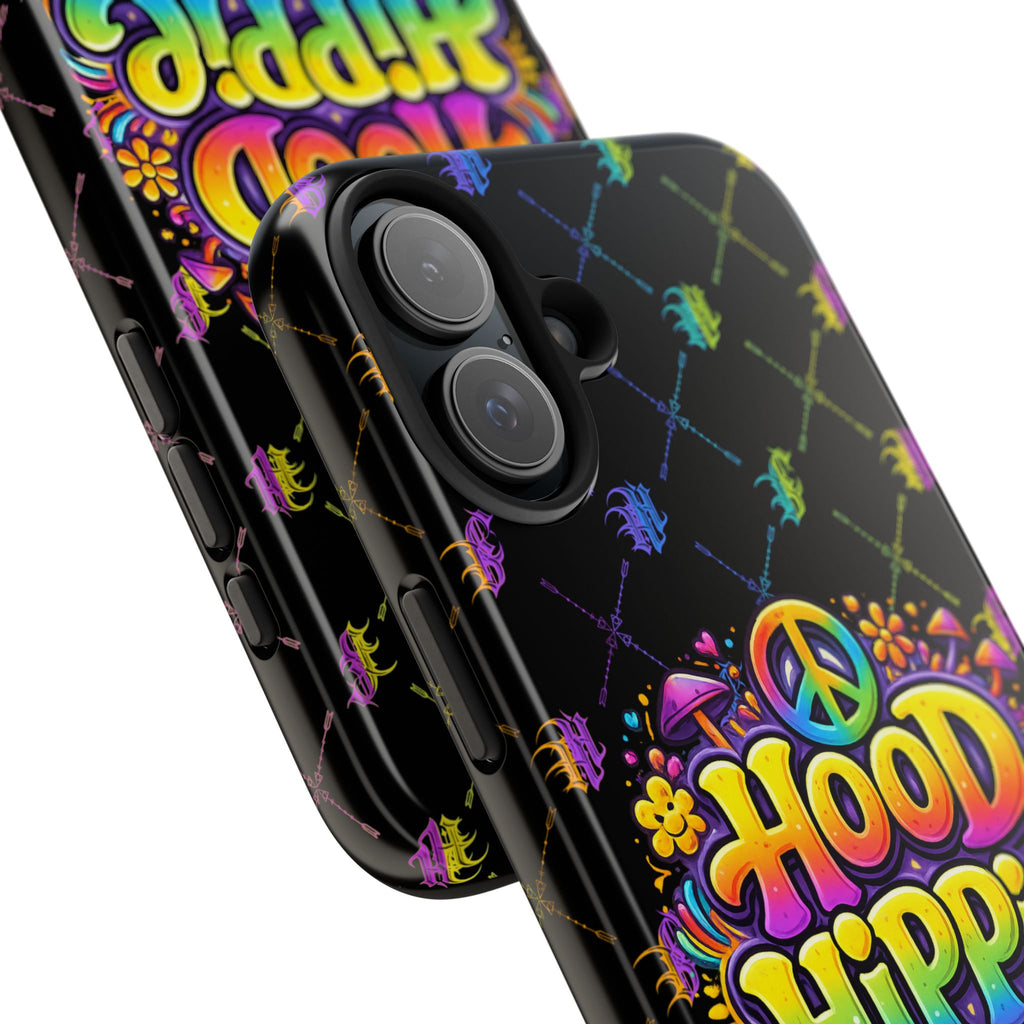 Bomb City Hood Hippie Tough Phone Case — Colorful Psychedelic Peace Design