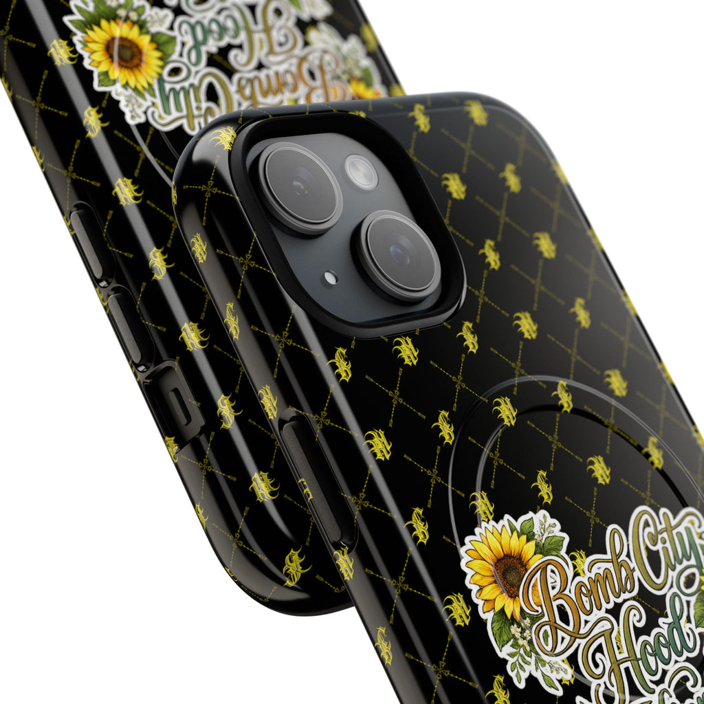 Sunflower 'Bomb City Hood Hippie' Tough Magnetic Phone Case