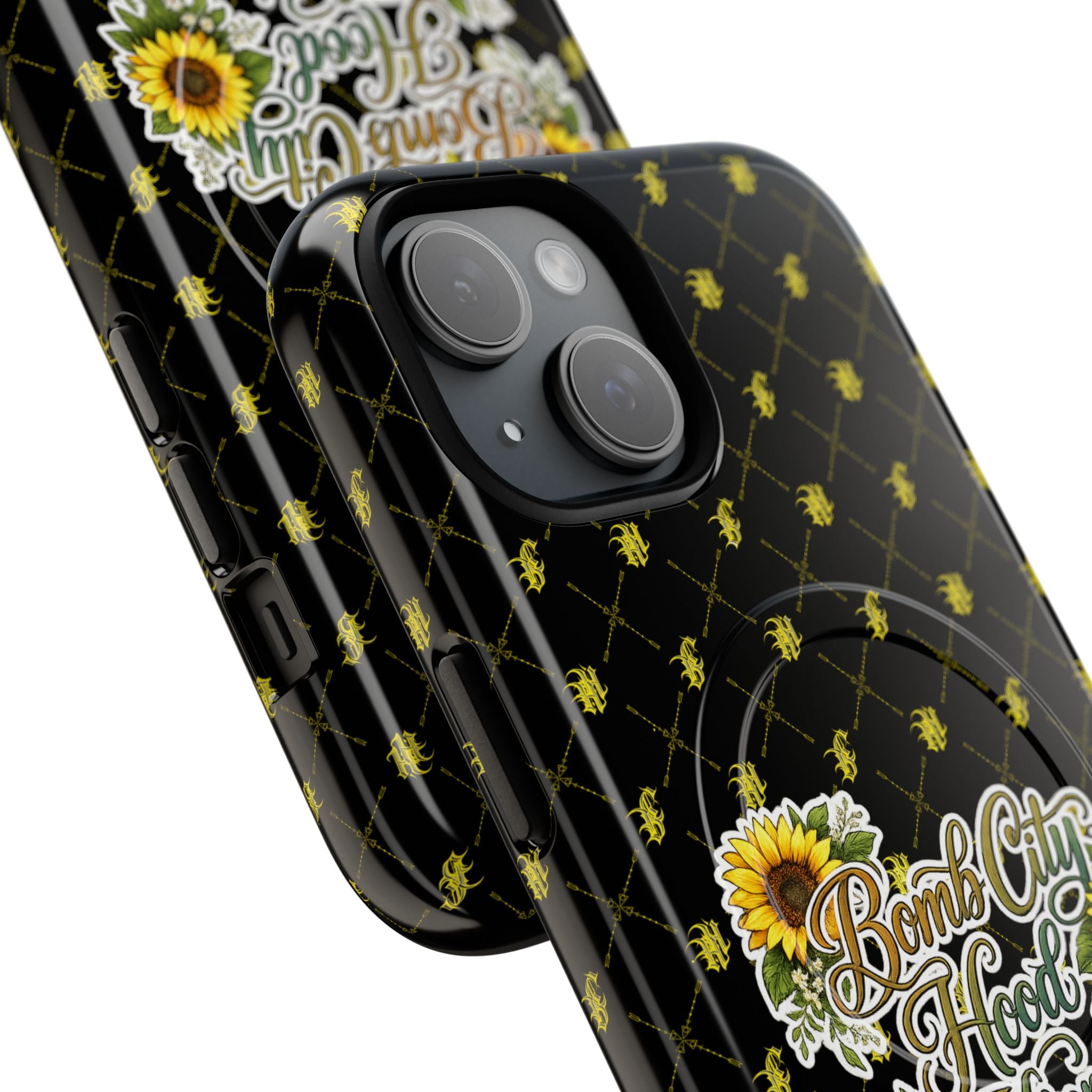 Sunflower 'Bomb City Hood Hippie' Tough Magnetic Phone Case