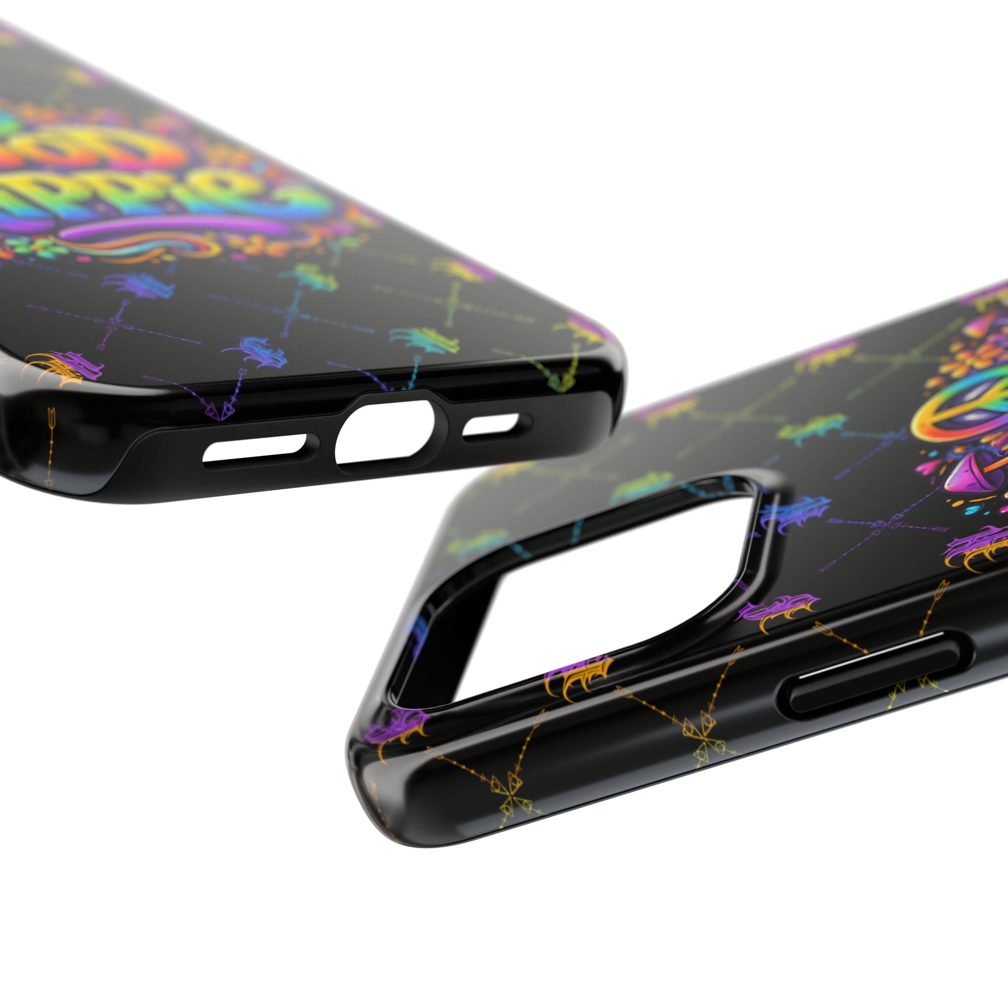 Bomb City Hood Hippie Tough Phone Case — Colorful Psychedelic Peace Design