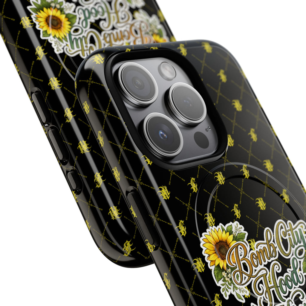 Sunflower 'Bomb City Hood Hippie' Tough Magnetic Phone Case