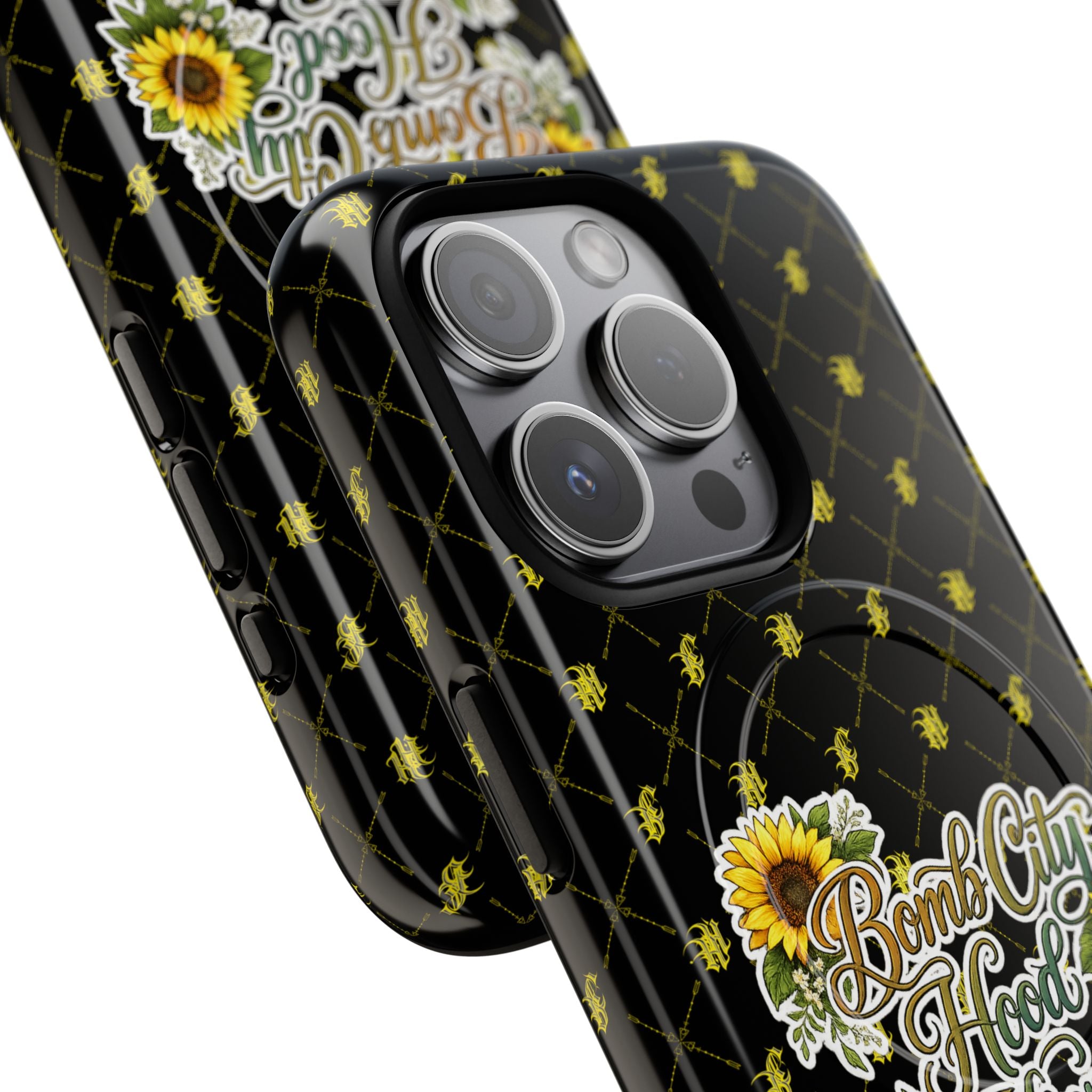 Sunflower 'Bomb City Hood Hippie' Tough Magnetic Phone Case
