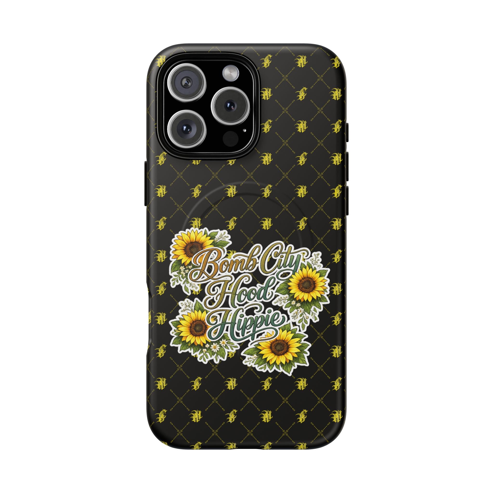 Sunflower 'Bomb City Hood Hippie' Tough Magnetic Phone Case