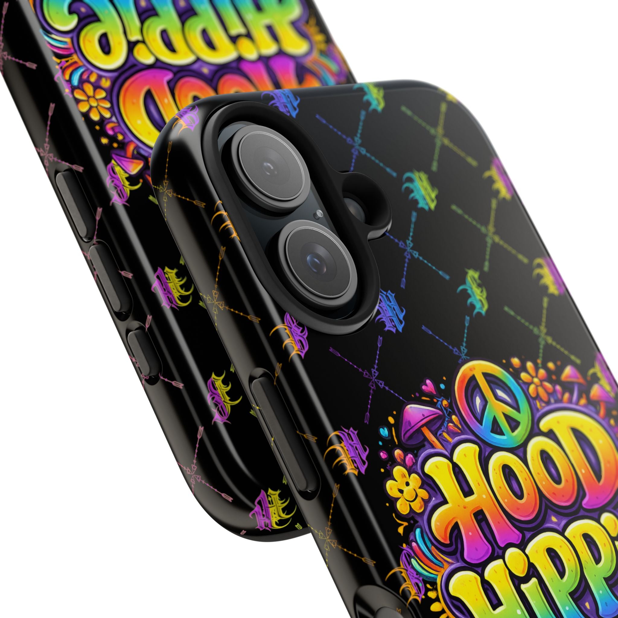 Bomb City Hood Hippie Tough Phone Case — Colorful Psychedelic Peace Design