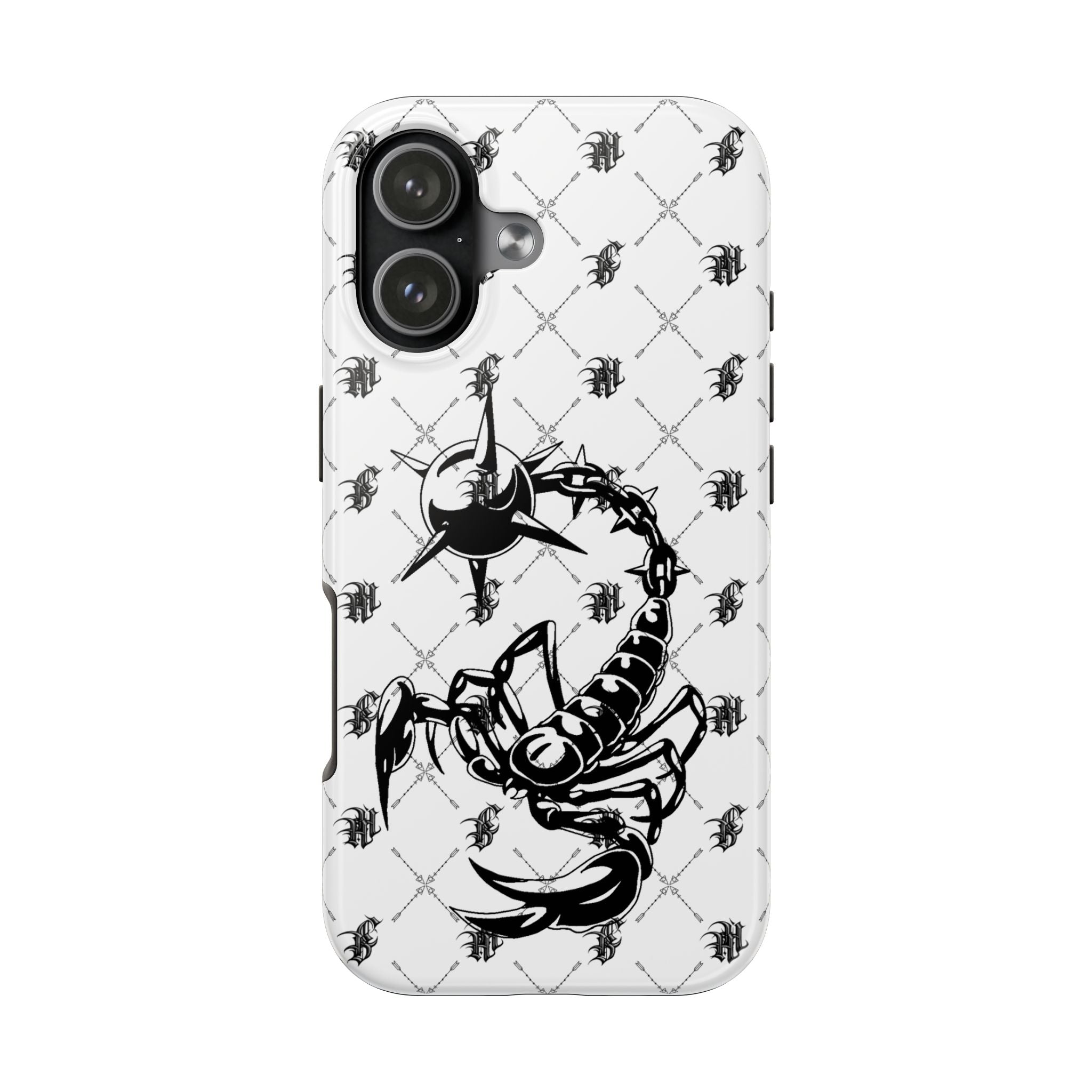 Bomb City Hood Hippie Scorpion Tough Phone Case – Rugged Black Tribal Scorpion Design