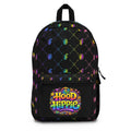 Bomb City Hood Hippie Backpack — Retro Psychedelic Peace Logo School Bag
