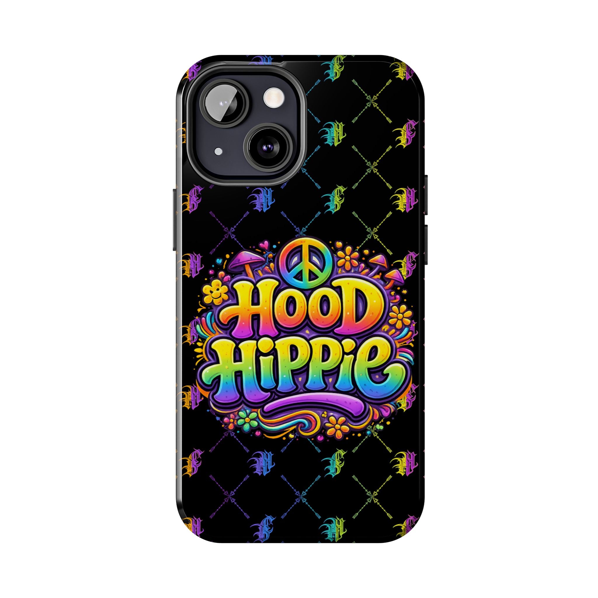 Bomb City Hood Hippie Tough Phone Case — Colorful Psychedelic Peace Design