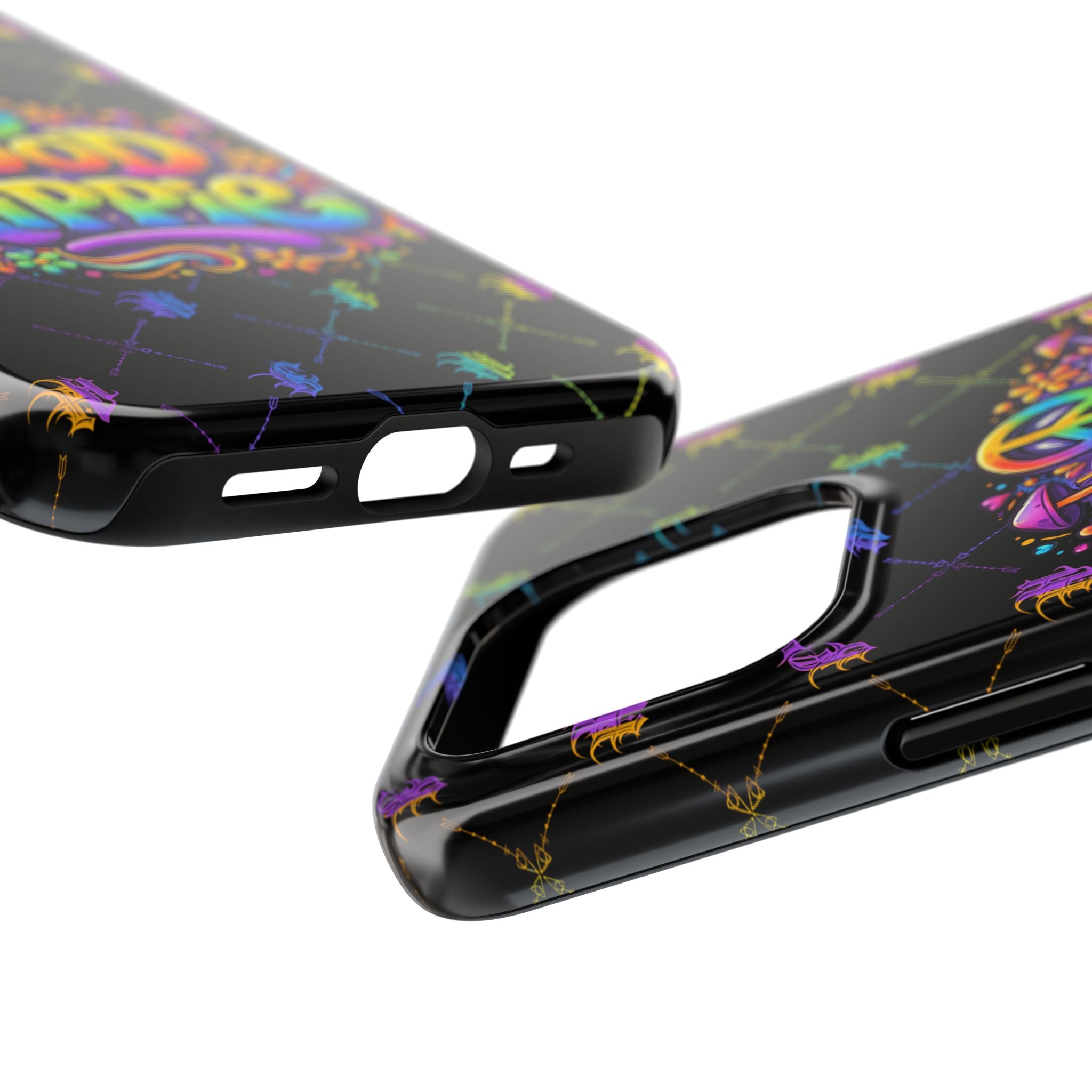 Bomb City Hood Hippie Tough Phone Case — Colorful Psychedelic Peace Design