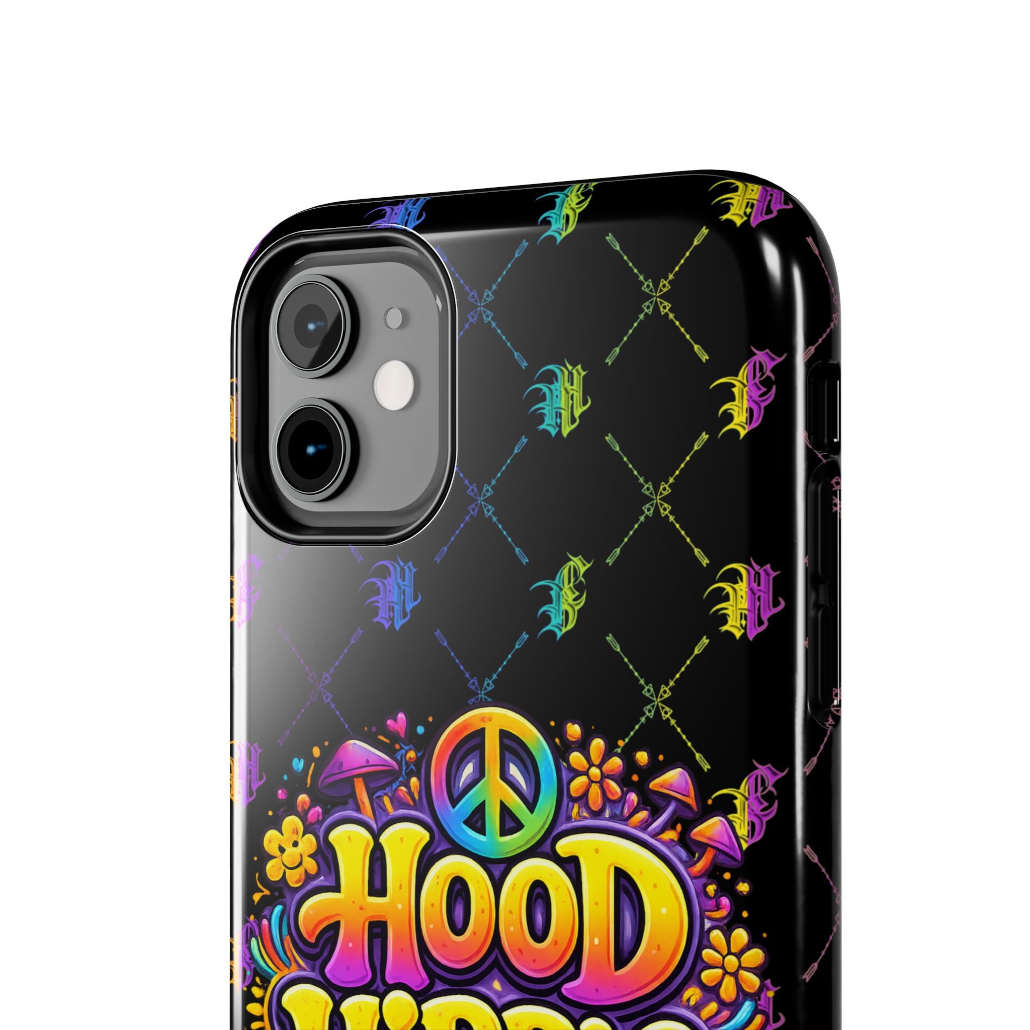 Bomb City Hood Hippie Tough Phone Case — Colorful Psychedelic Peace Design