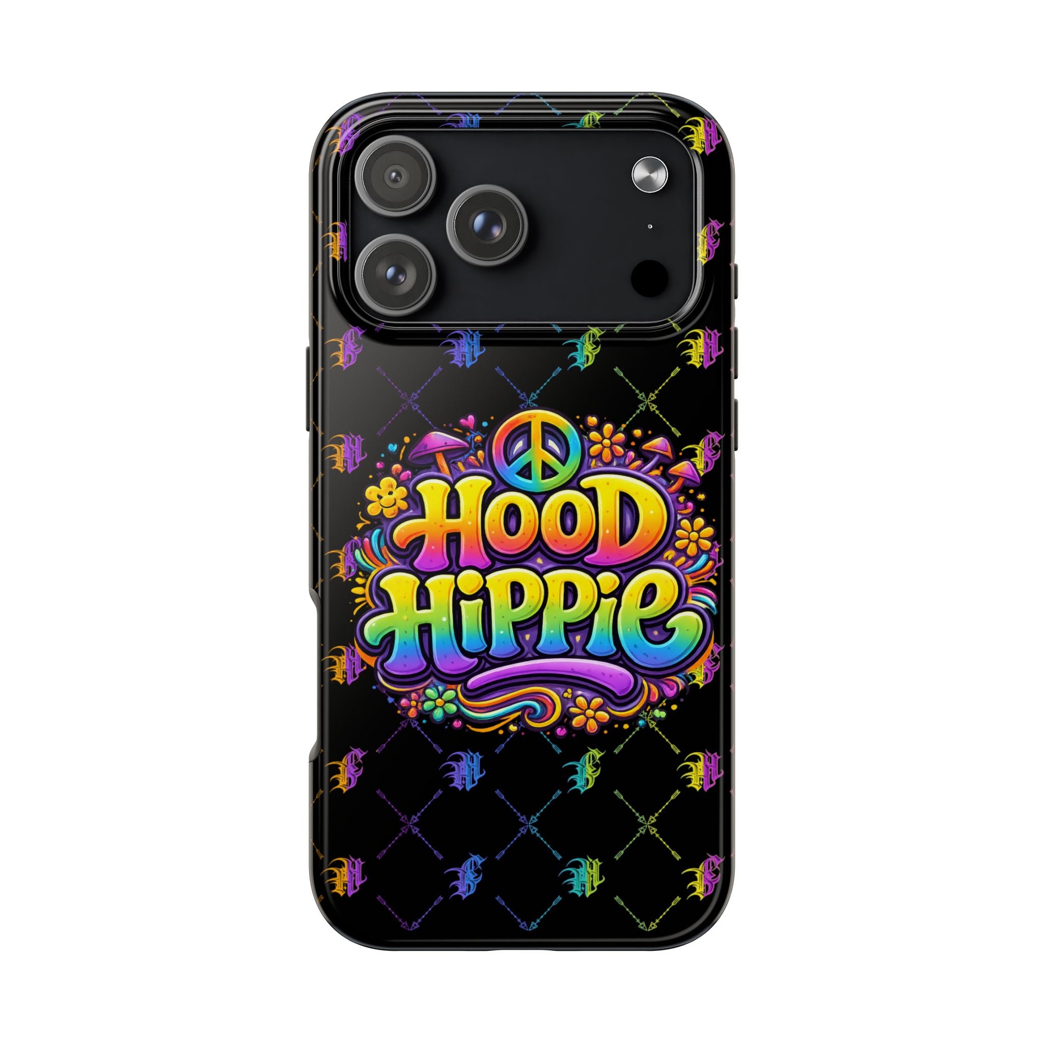 Bomb City Hood Hippie Tough Phone Case — Colorful Psychedelic Peace Design
