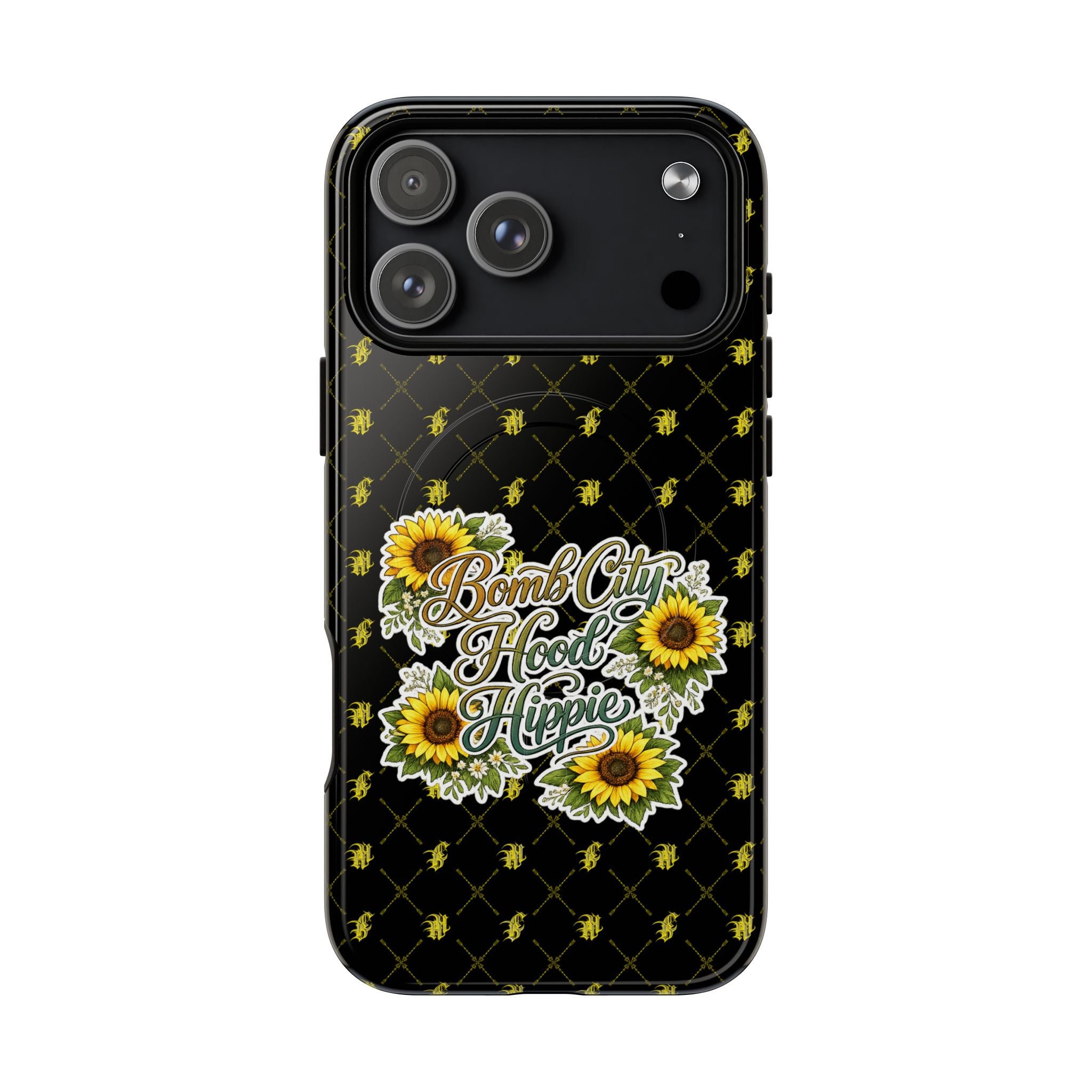 Sunflower 'Bomb City Hood Hippie' Tough Magnetic Phone Case