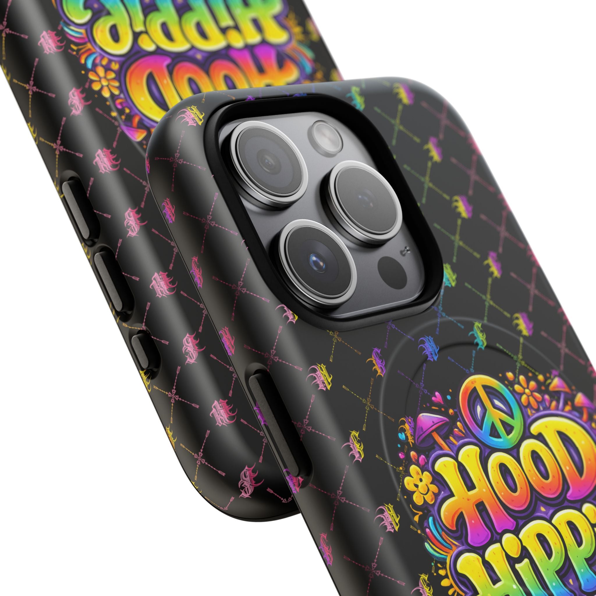 Hood Hippie Magnetic Phone Case — Psychedelic Peace Sign Tough Case