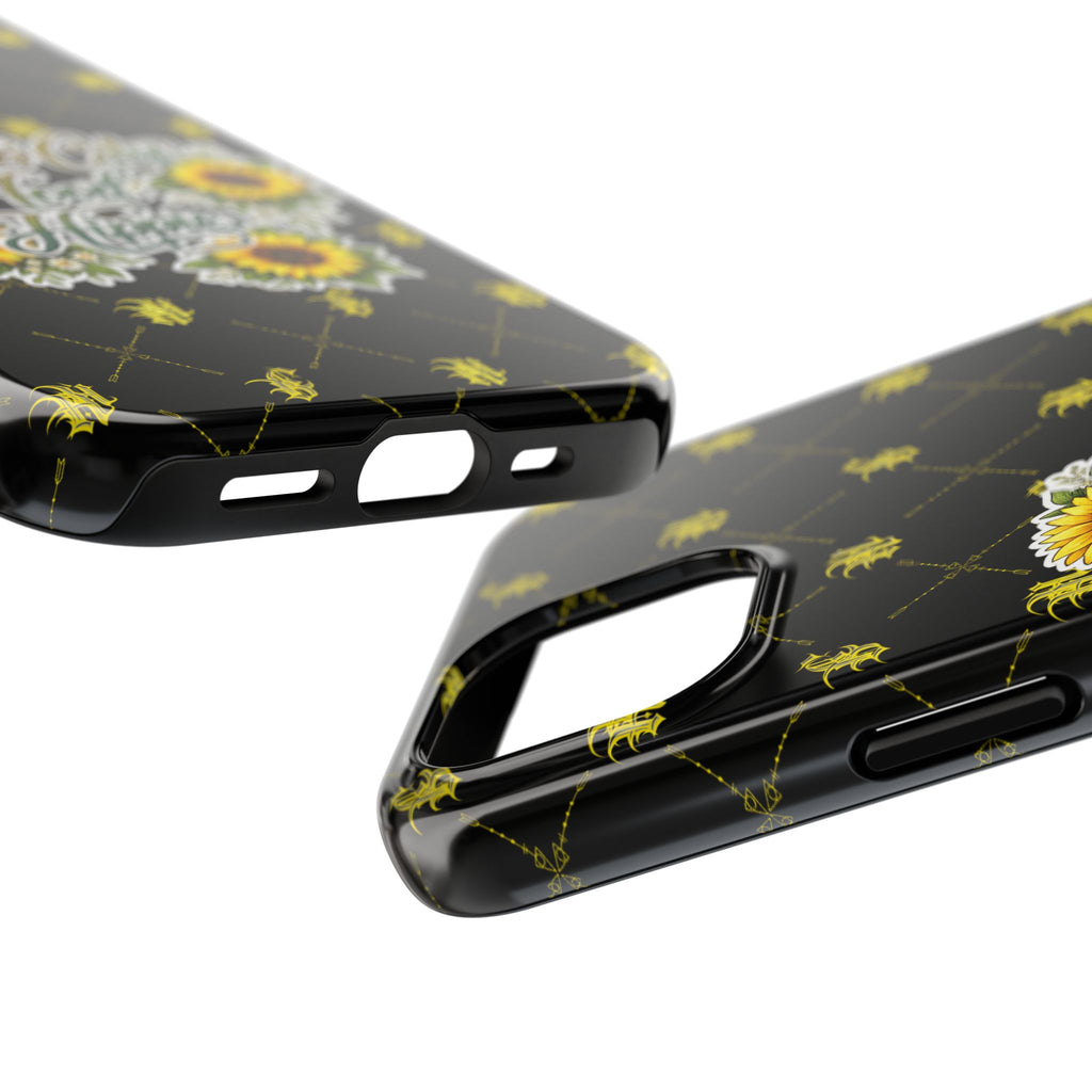 Tough Phone Case — "Bomb City Hood Hippie" Sunflower Protective Phone Cover