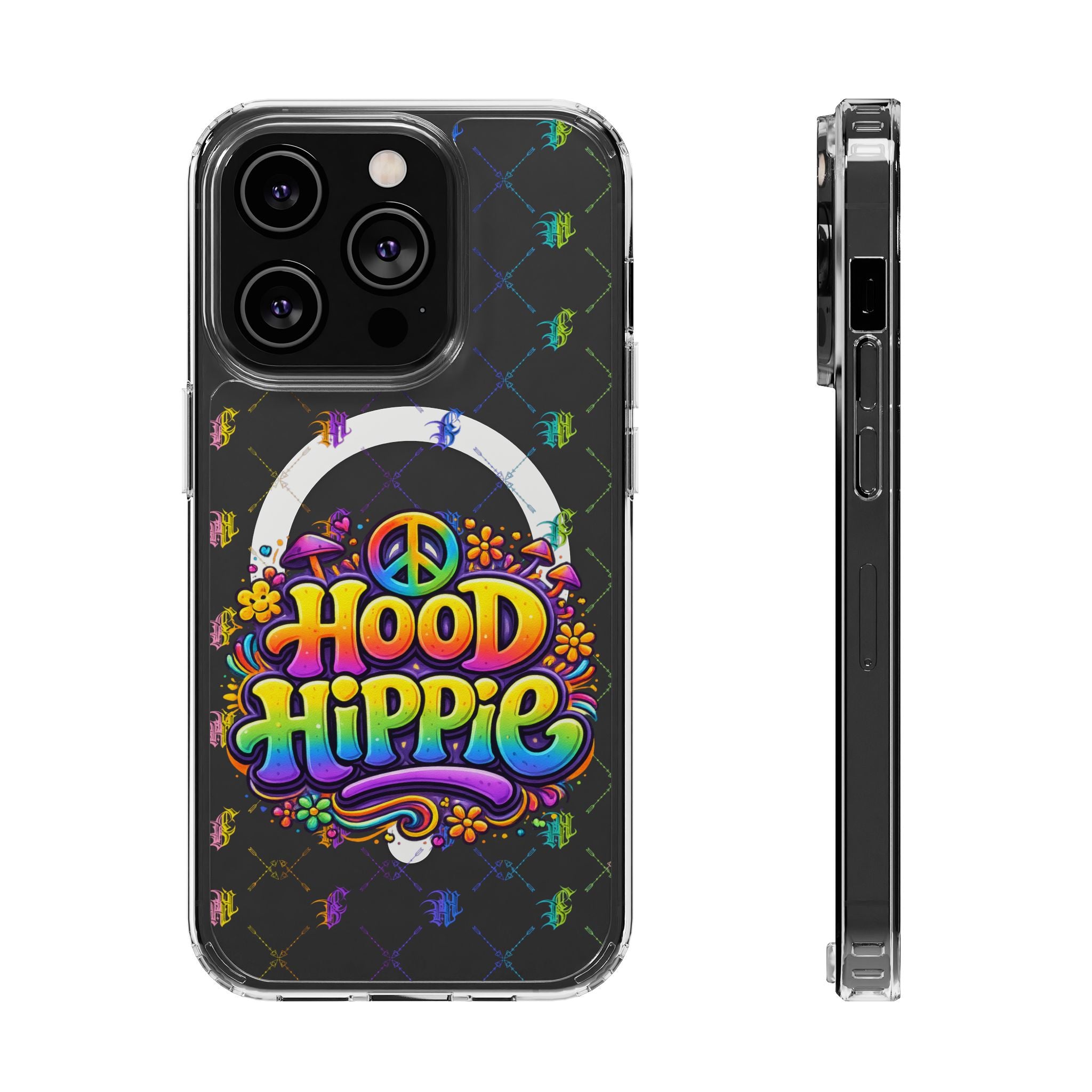 Phone Case — "Hood Hippie" Clear Magnetic Impact-Resistant Case