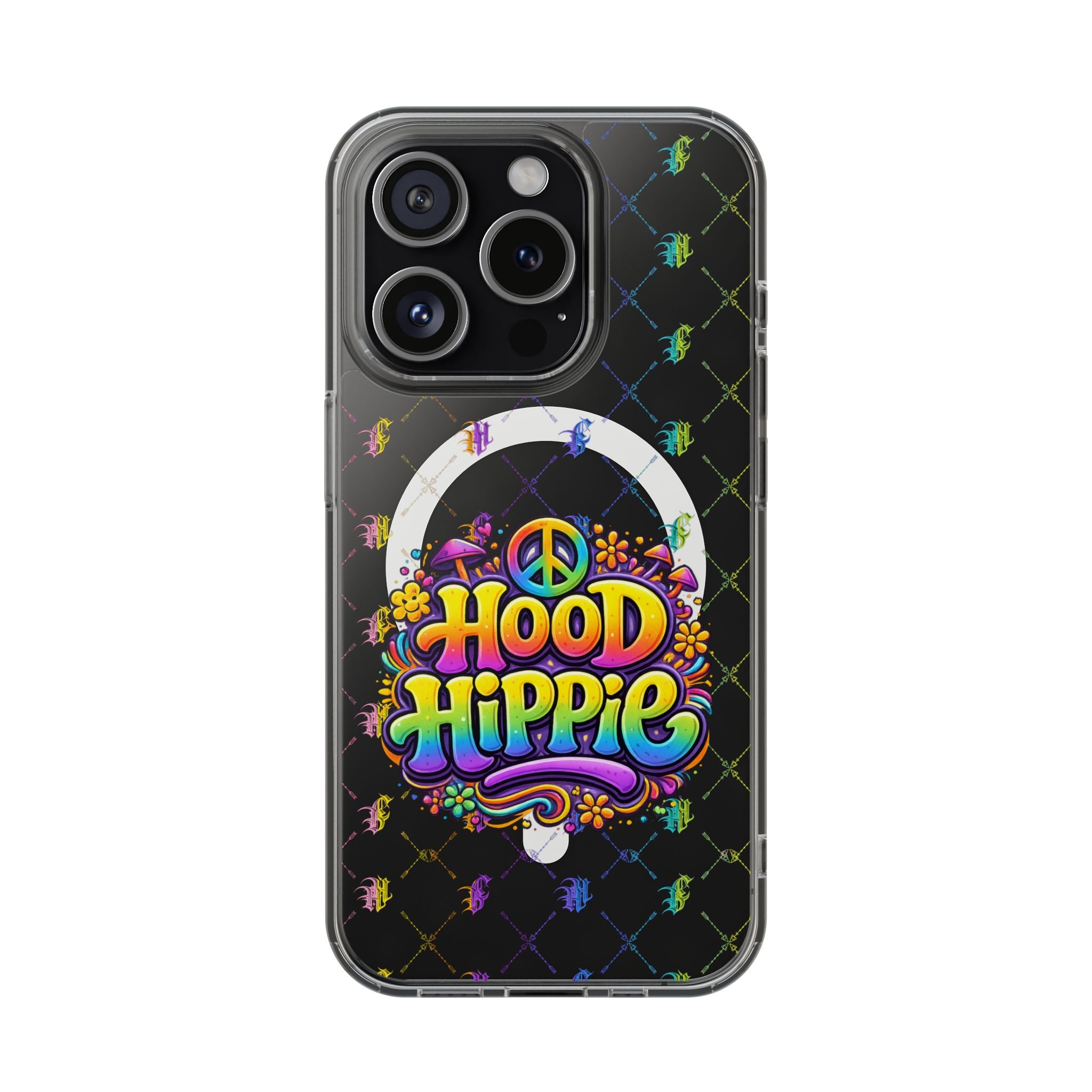 Phone Case — "Hood Hippie" Clear Magnetic Impact-Resistant Case