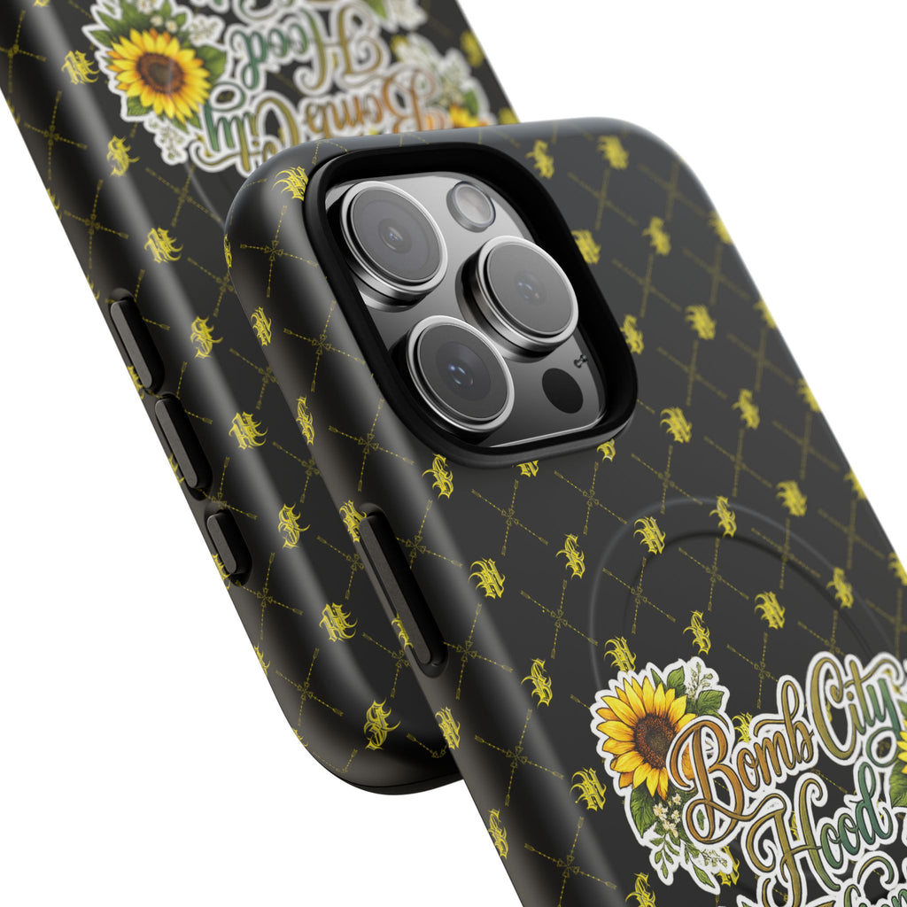 Sunflower 'Bomb City Hood Hippie' Tough Magnetic Phone Case