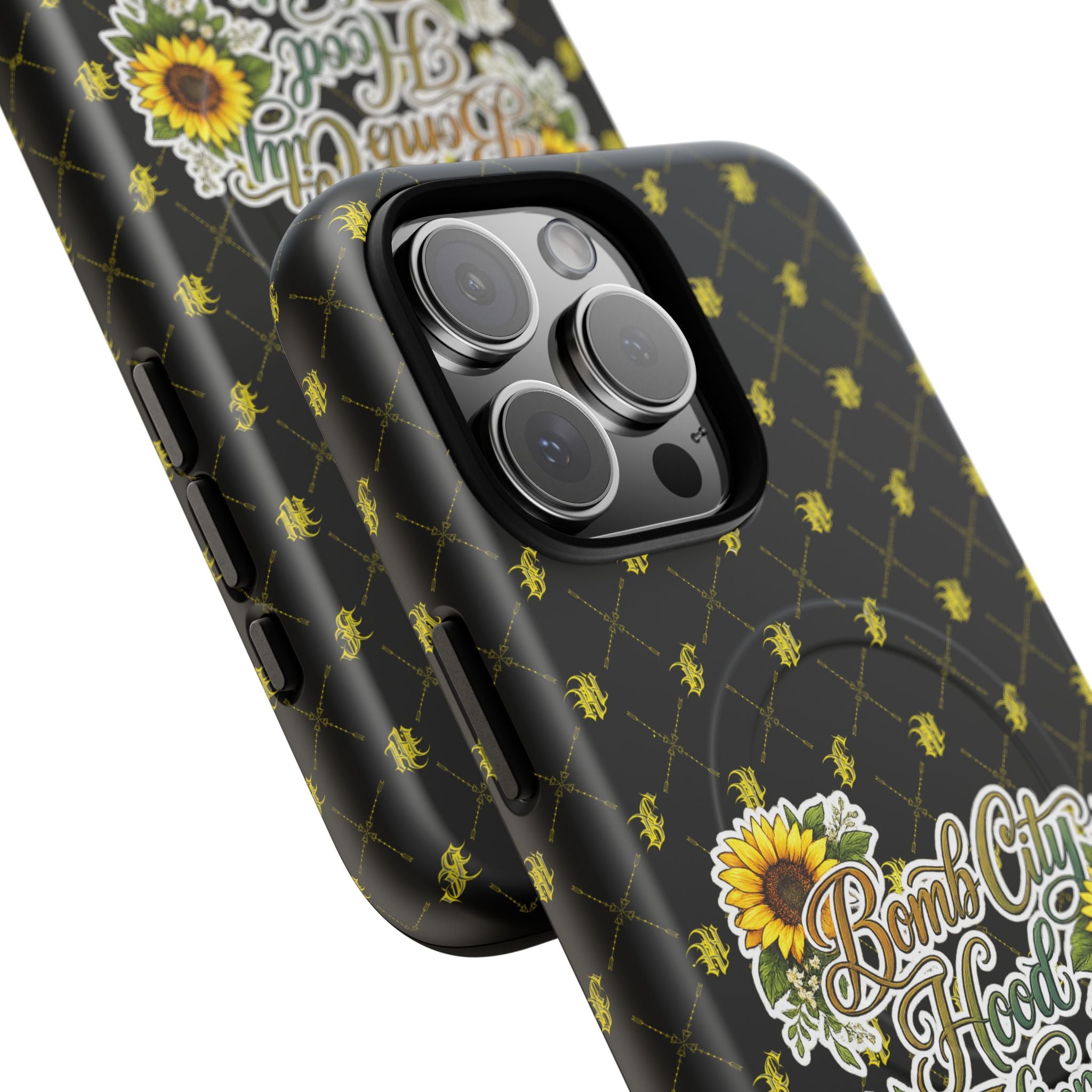Sunflower 'Bomb City Hood Hippie' Tough Magnetic Phone Case