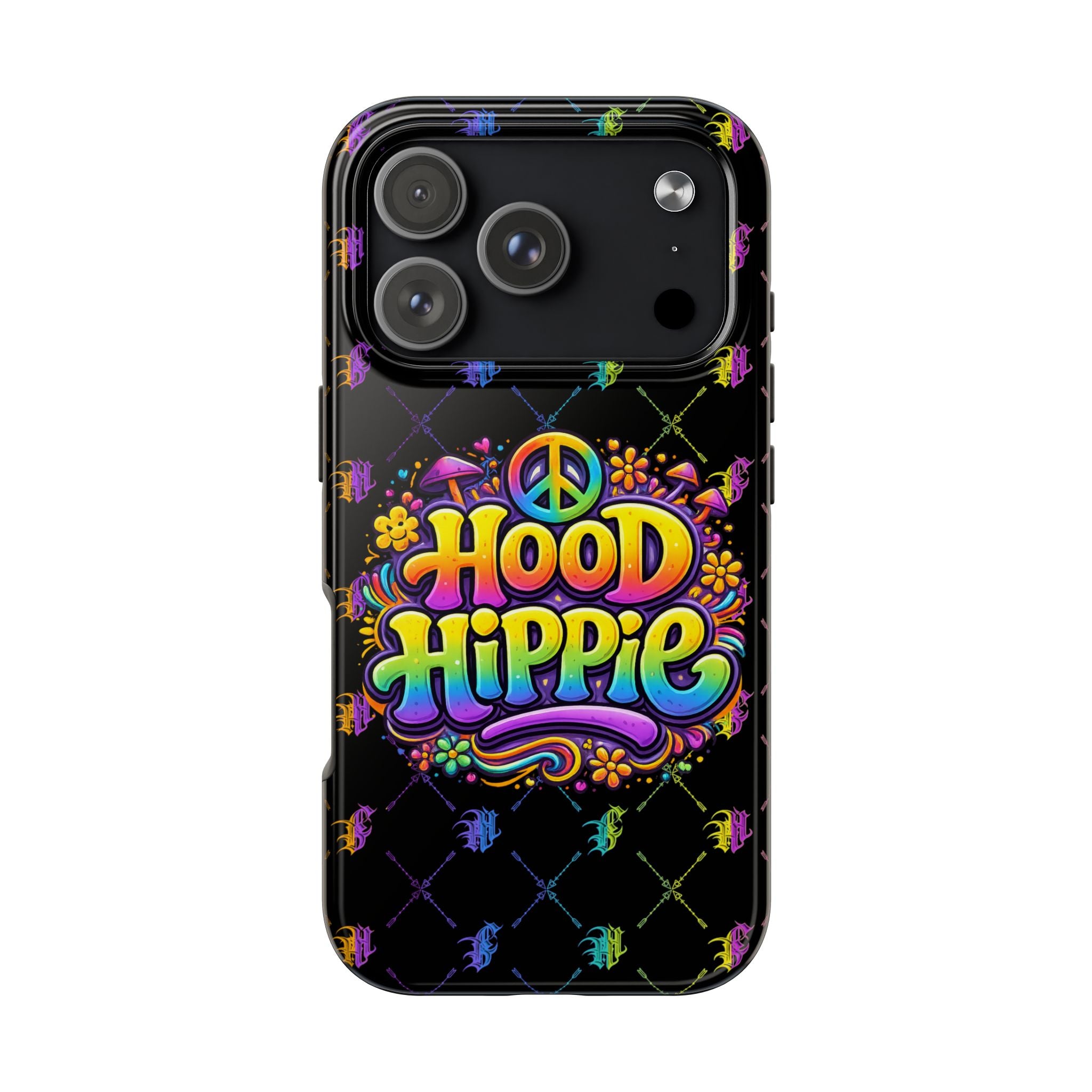 Bomb City Hood Hippie Tough Phone Case — Colorful Psychedelic Peace Design
