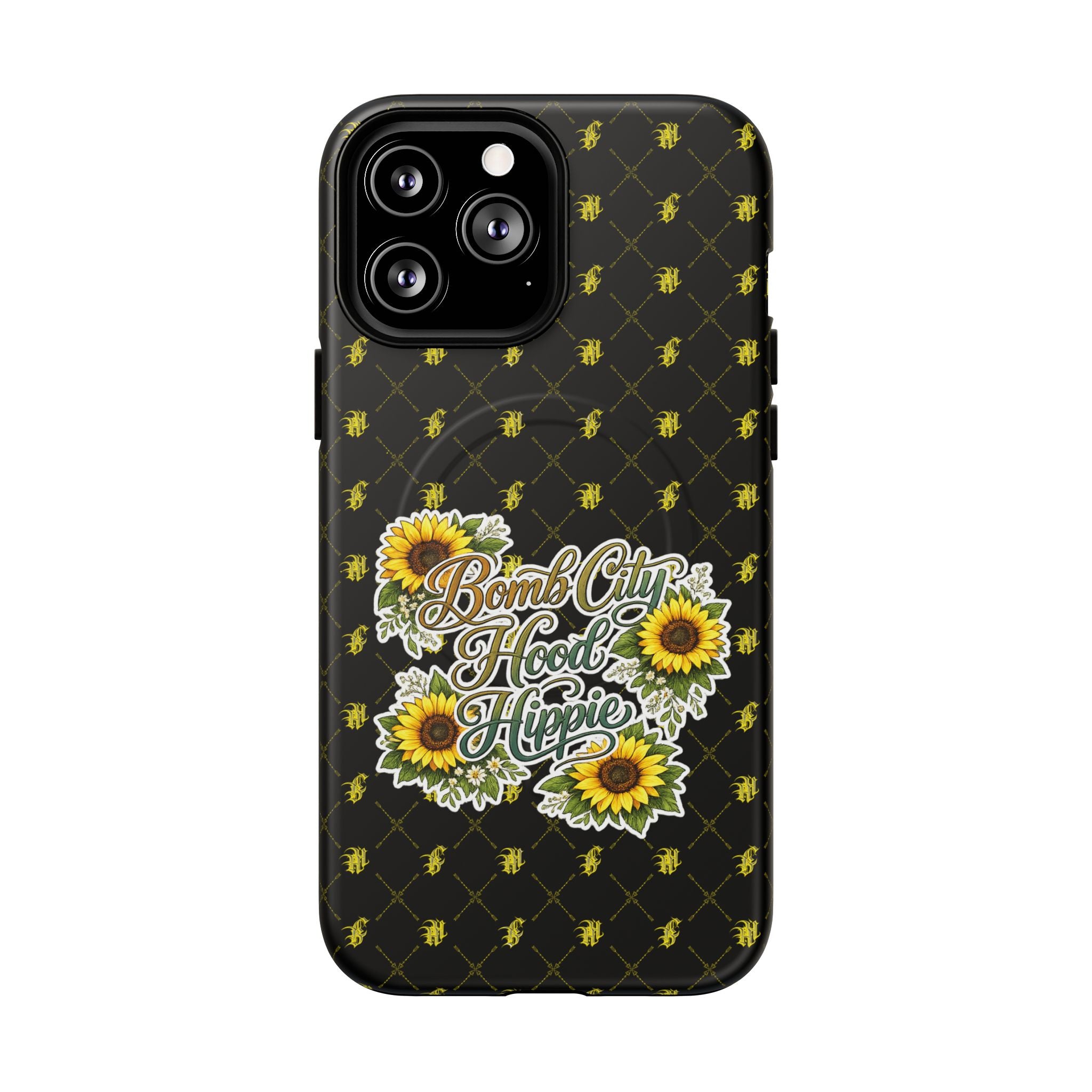Sunflower 'Bomb City Hood Hippie' Tough Magnetic Phone Case