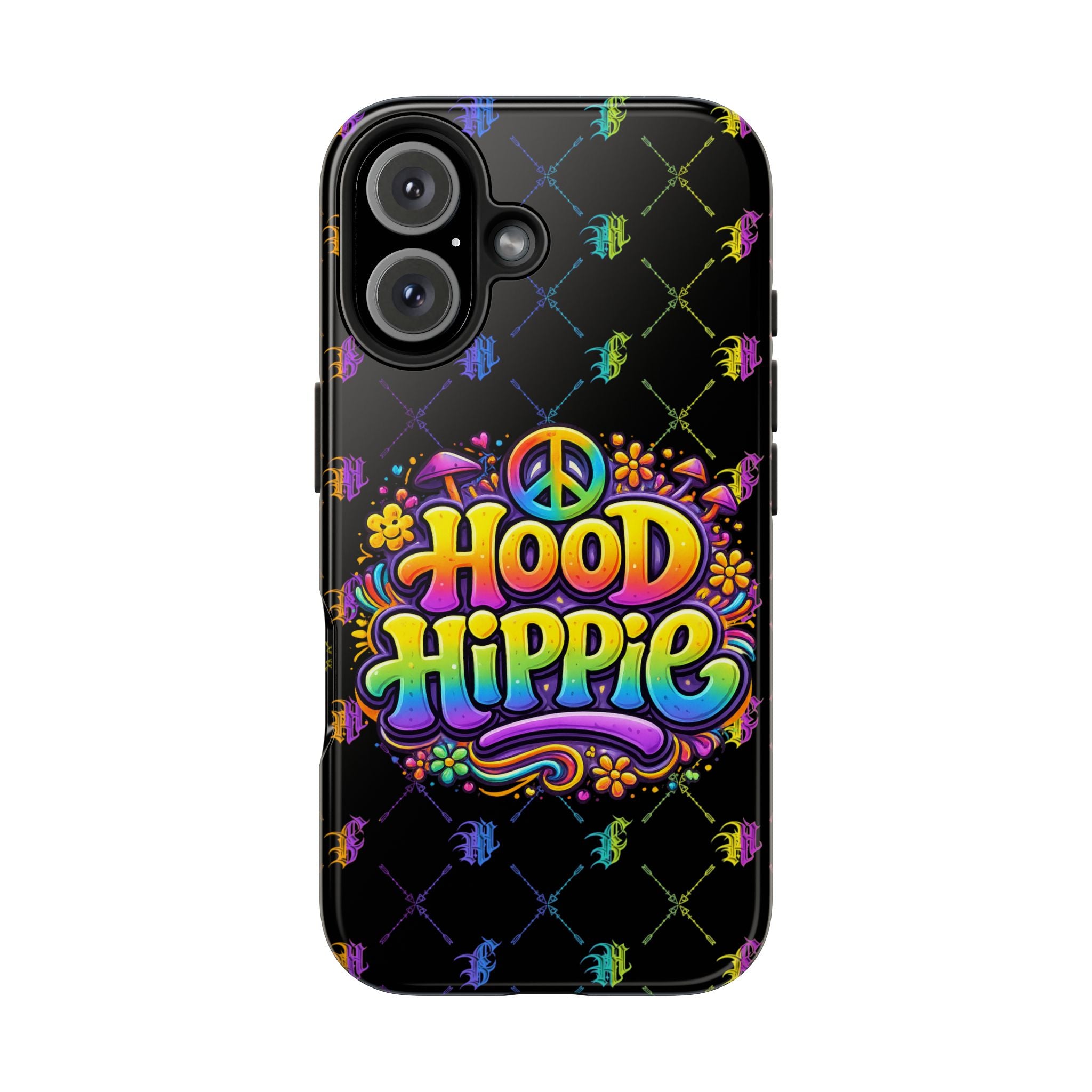 Bomb City Hood Hippie Tough Phone Case — Colorful Psychedelic Peace Design