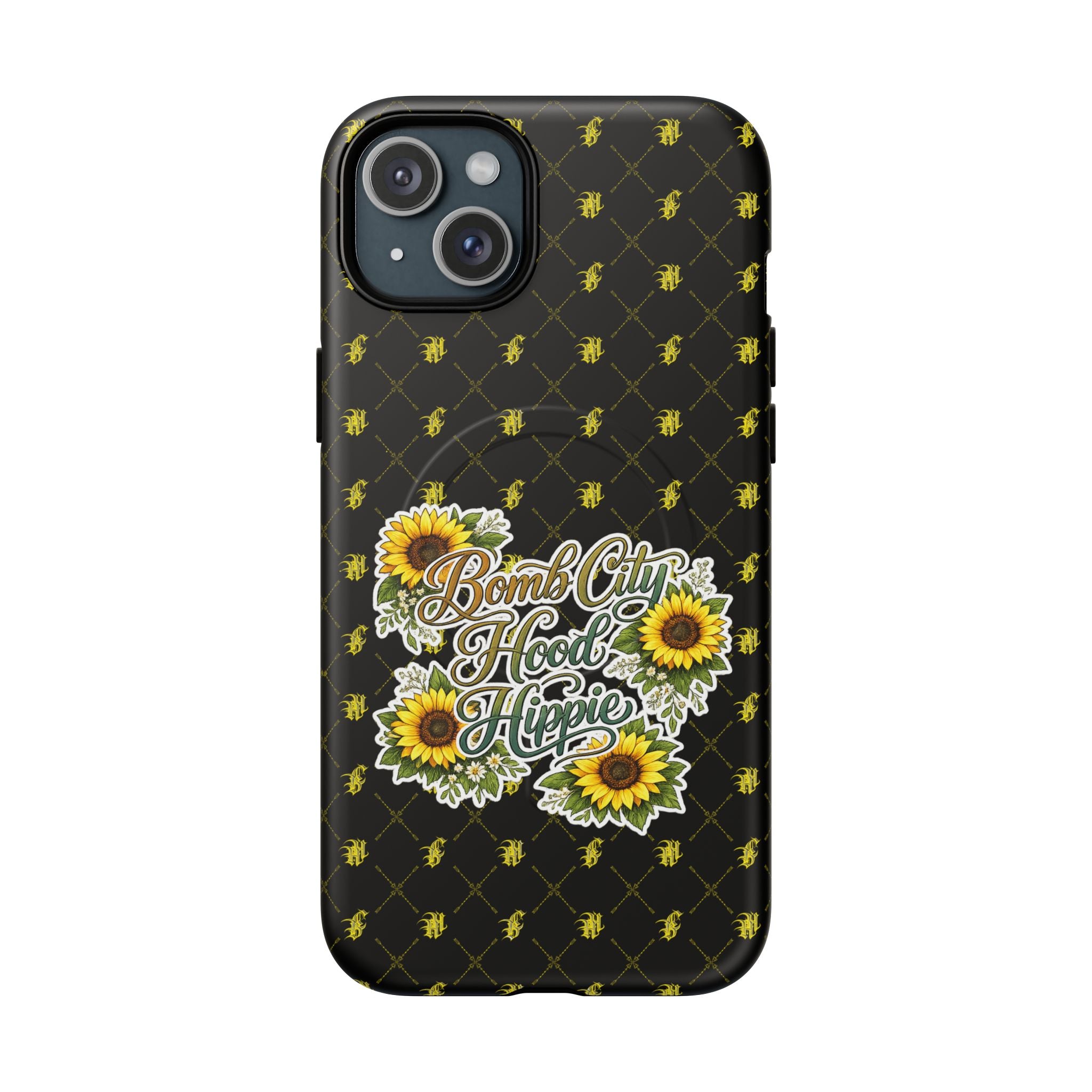 Sunflower 'Bomb City Hood Hippie' Tough Magnetic Phone Case