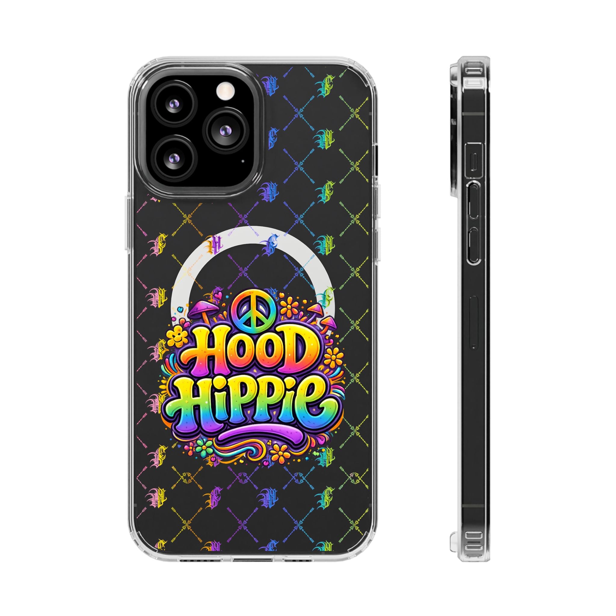 Phone Case — "Hood Hippie" Clear Magnetic Impact-Resistant Case