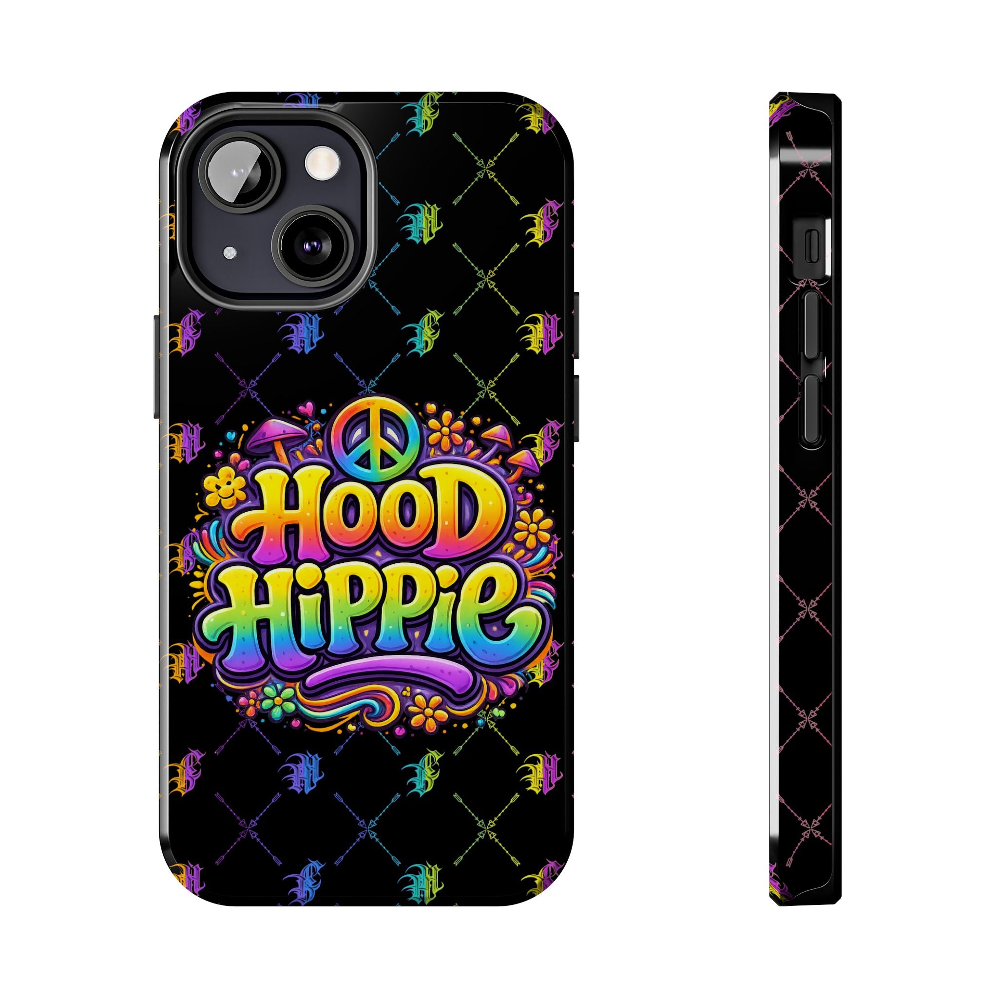 Bomb City Hood Hippie Tough Phone Case — Colorful Psychedelic Peace Design