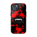 Phone Case — Vampire Fangs Blood Splatter Tough Magnetic Case (Gluttony)