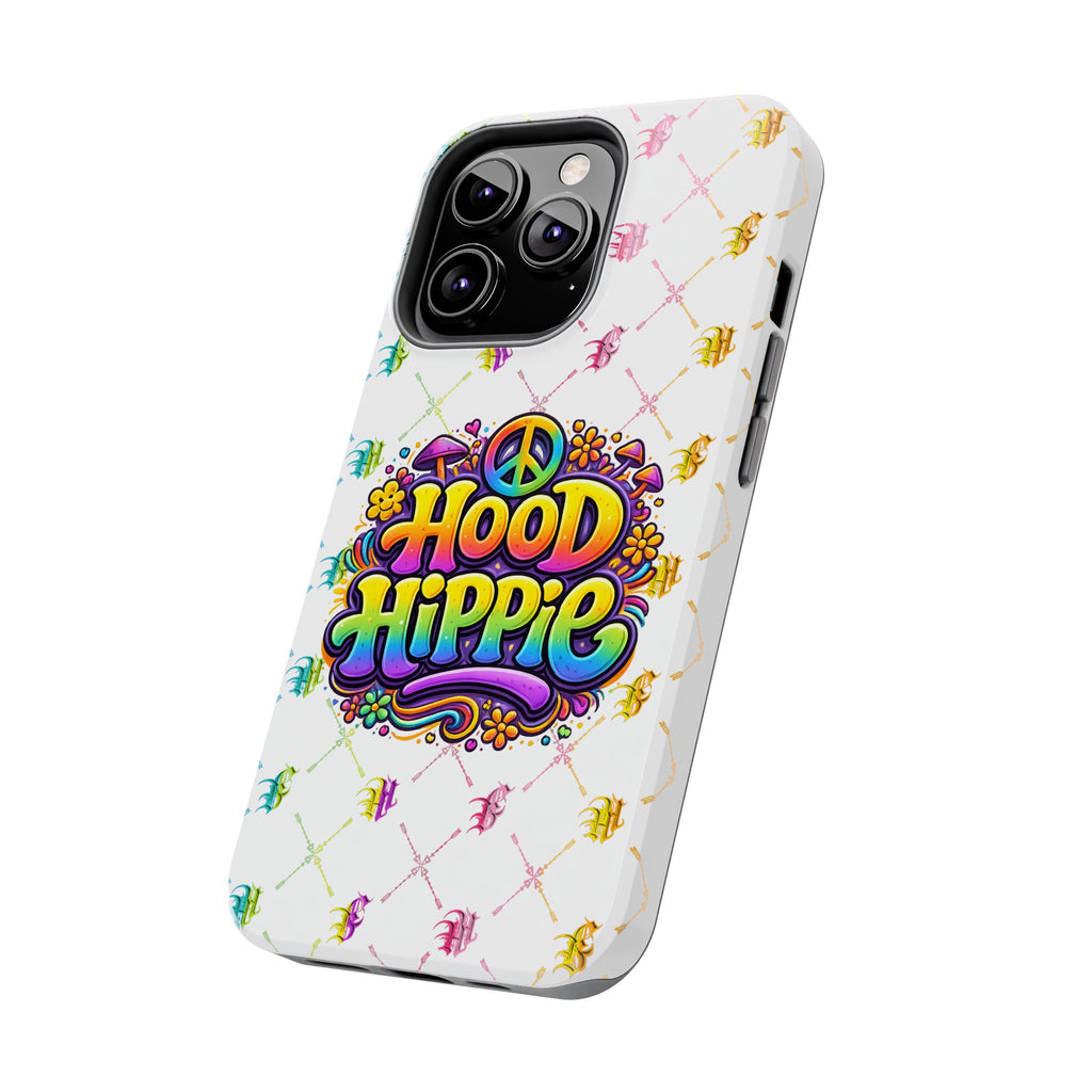 Bomb City Hood Hippie Tough Phone Case — Retro Peace Sign Floral iPhone Cover