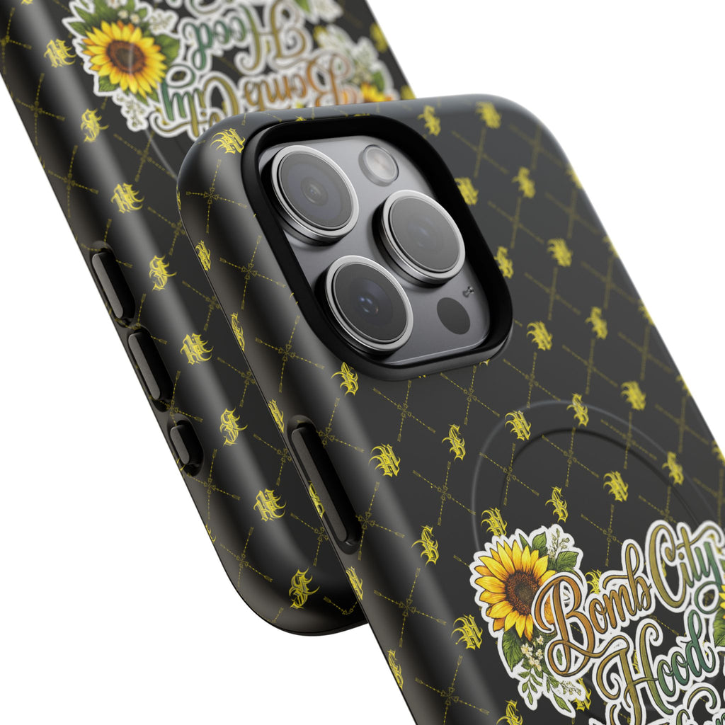 Sunflower 'Bomb City Hood Hippie' Tough Magnetic Phone Case
