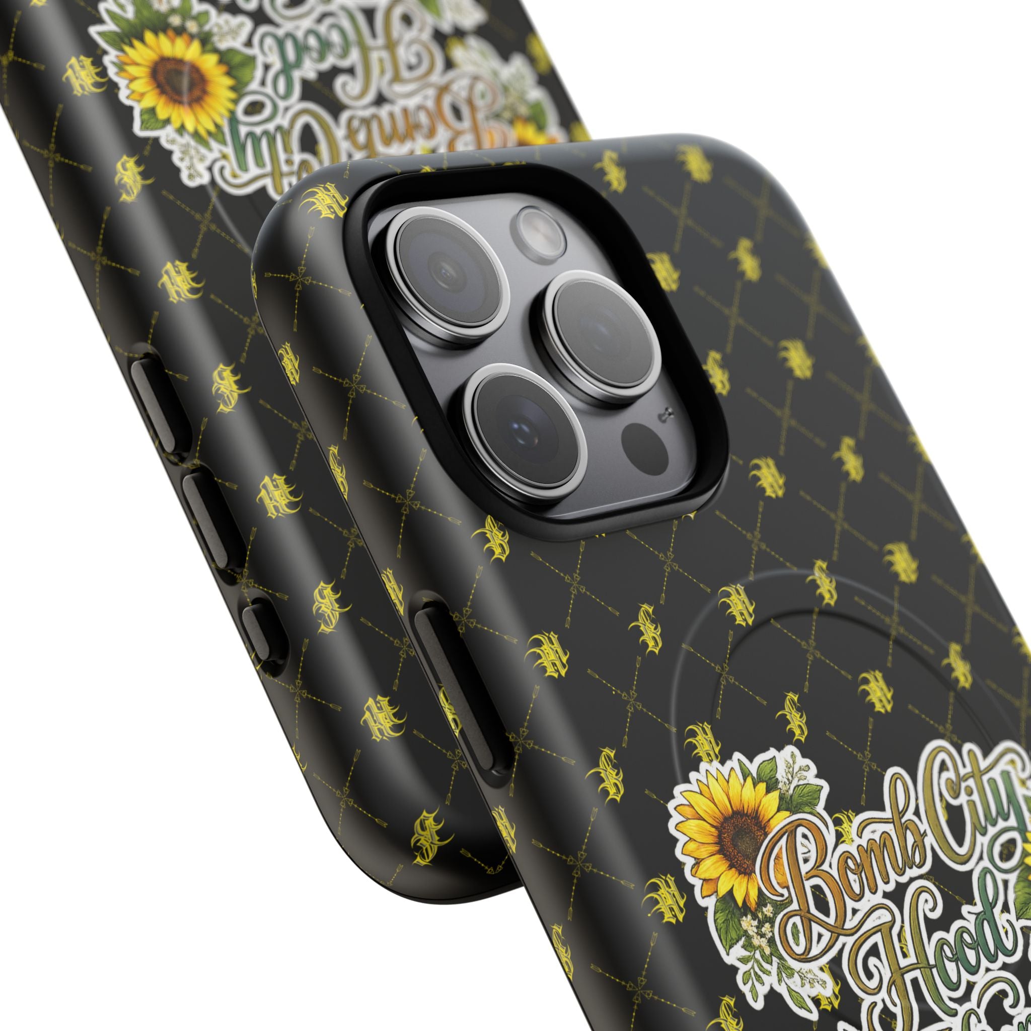 Sunflower 'Bomb City Hood Hippie' Tough Magnetic Phone Case