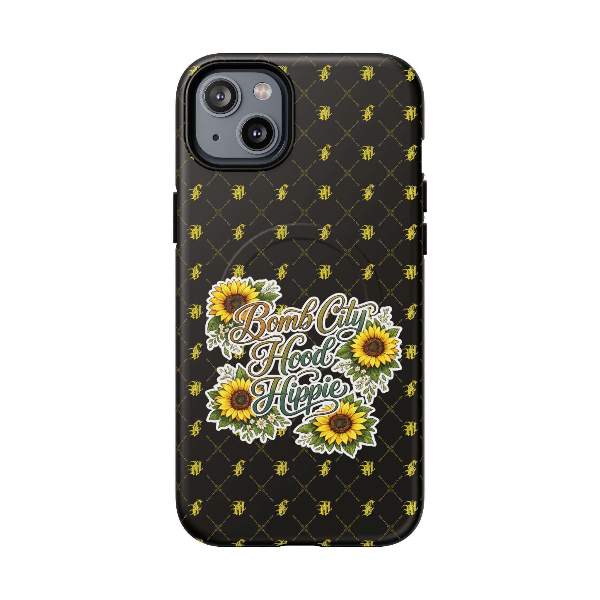 Sunflower 'Bomb City Hood Hippie' Tough Magnetic Phone Case