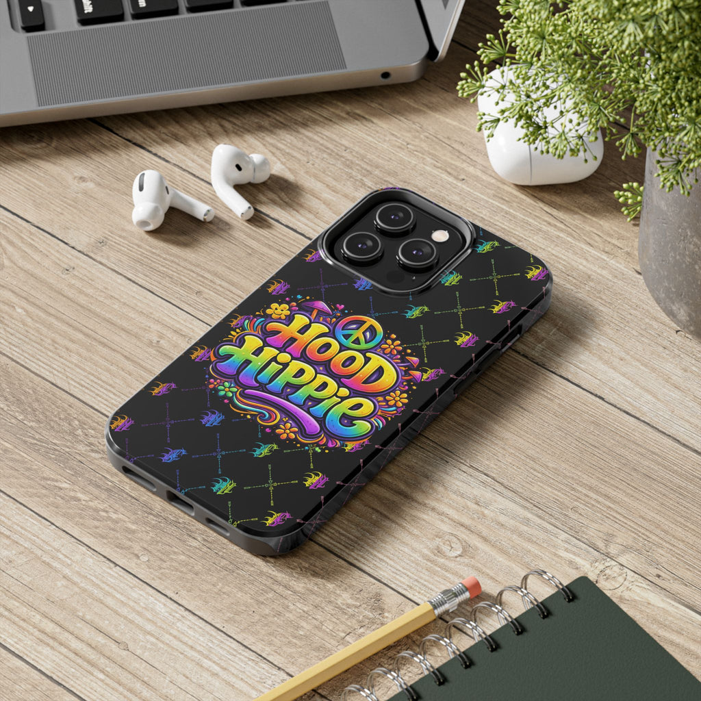 Bomb City Hood Hippie Tough Phone Case — Colorful Psychedelic Peace Design