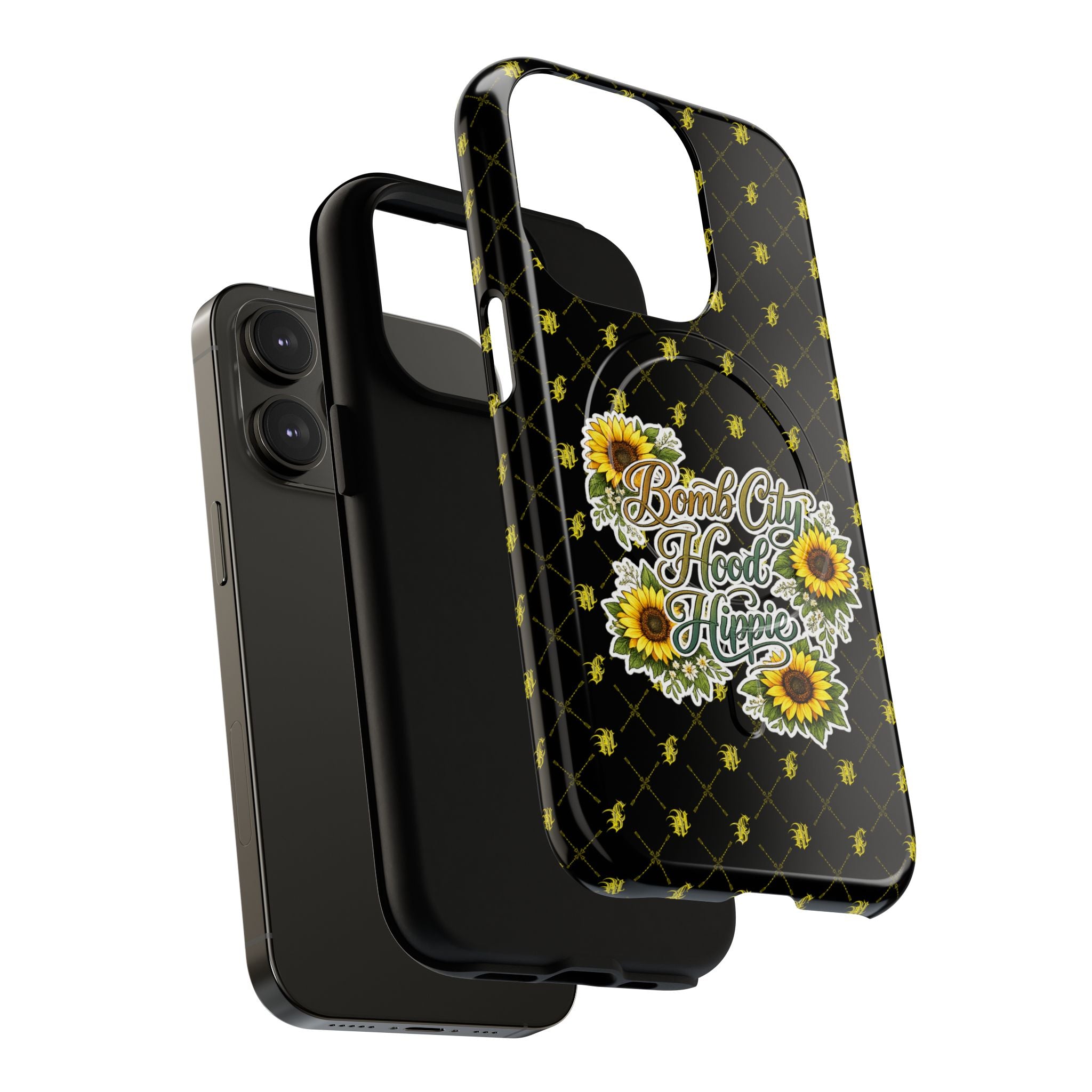 Sunflower 'Bomb City Hood Hippie' Tough Magnetic Phone Case