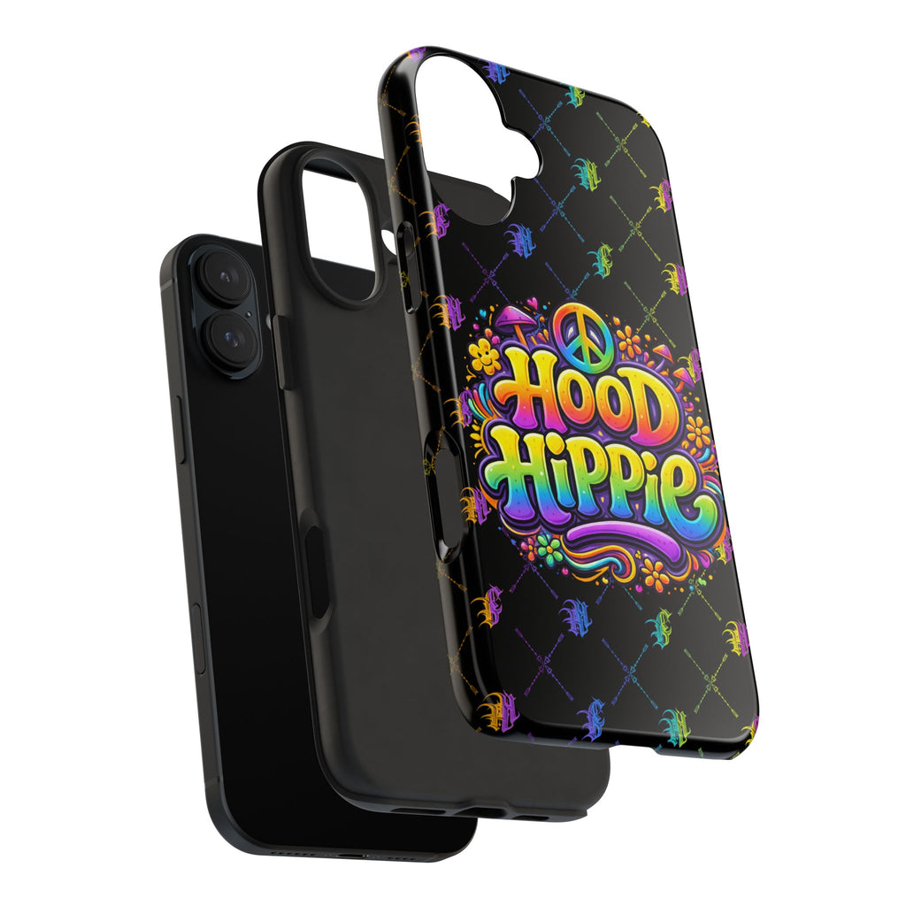 Bomb City Hood Hippie Tough Phone Case — Colorful Psychedelic Peace Design