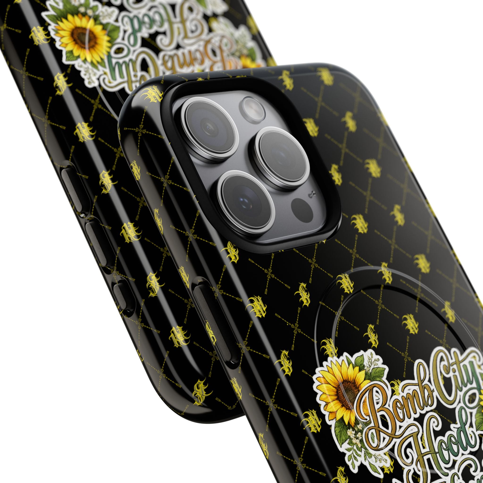Sunflower 'Bomb City Hood Hippie' Tough Magnetic Phone Case