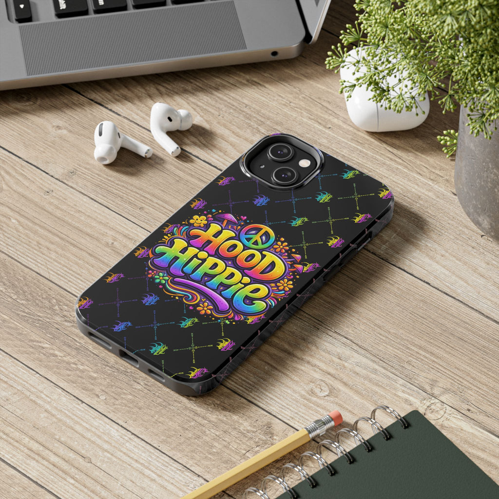 Bomb City Hood Hippie Tough Phone Case — Colorful Psychedelic Peace Design
