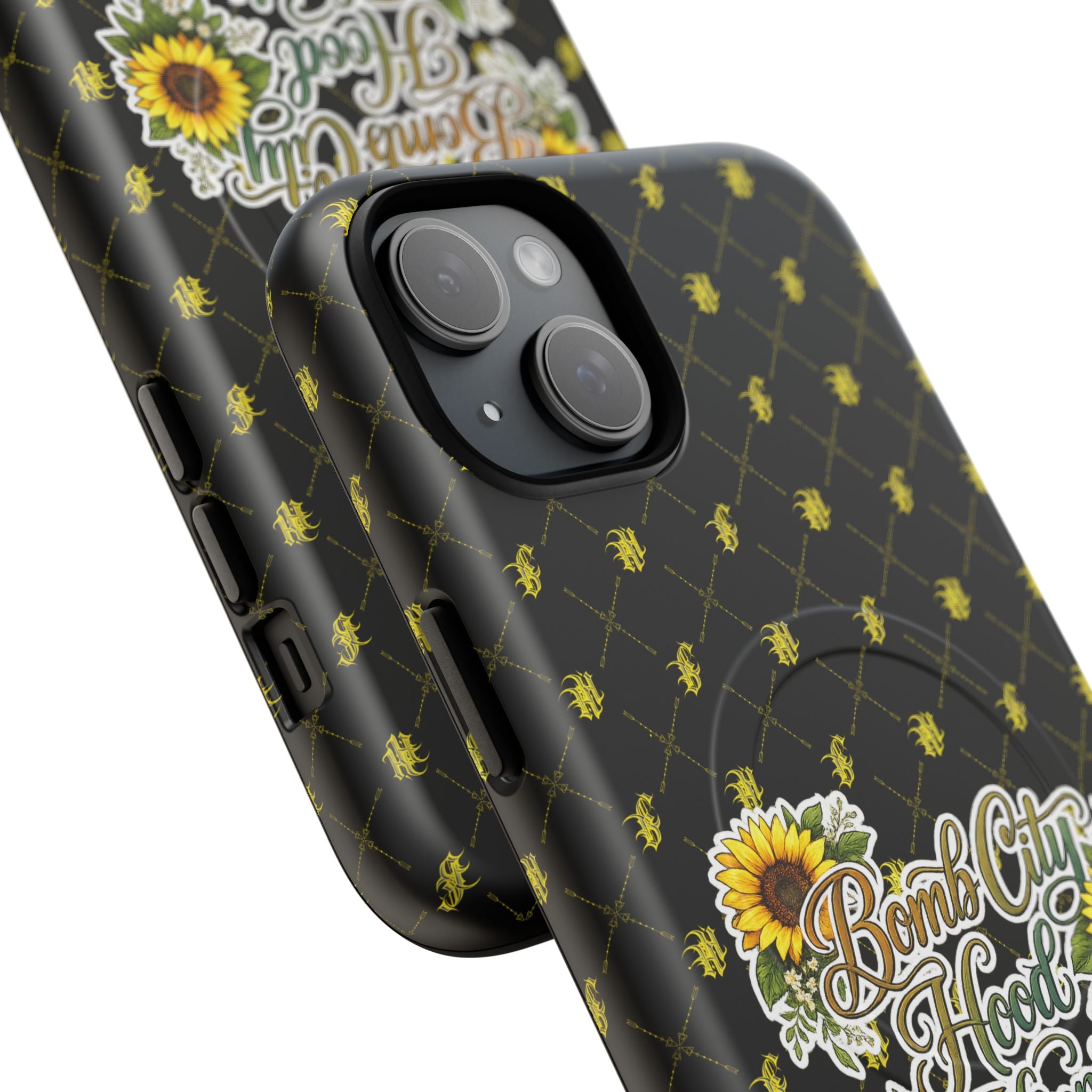 Sunflower 'Bomb City Hood Hippie' Tough Magnetic Phone Case