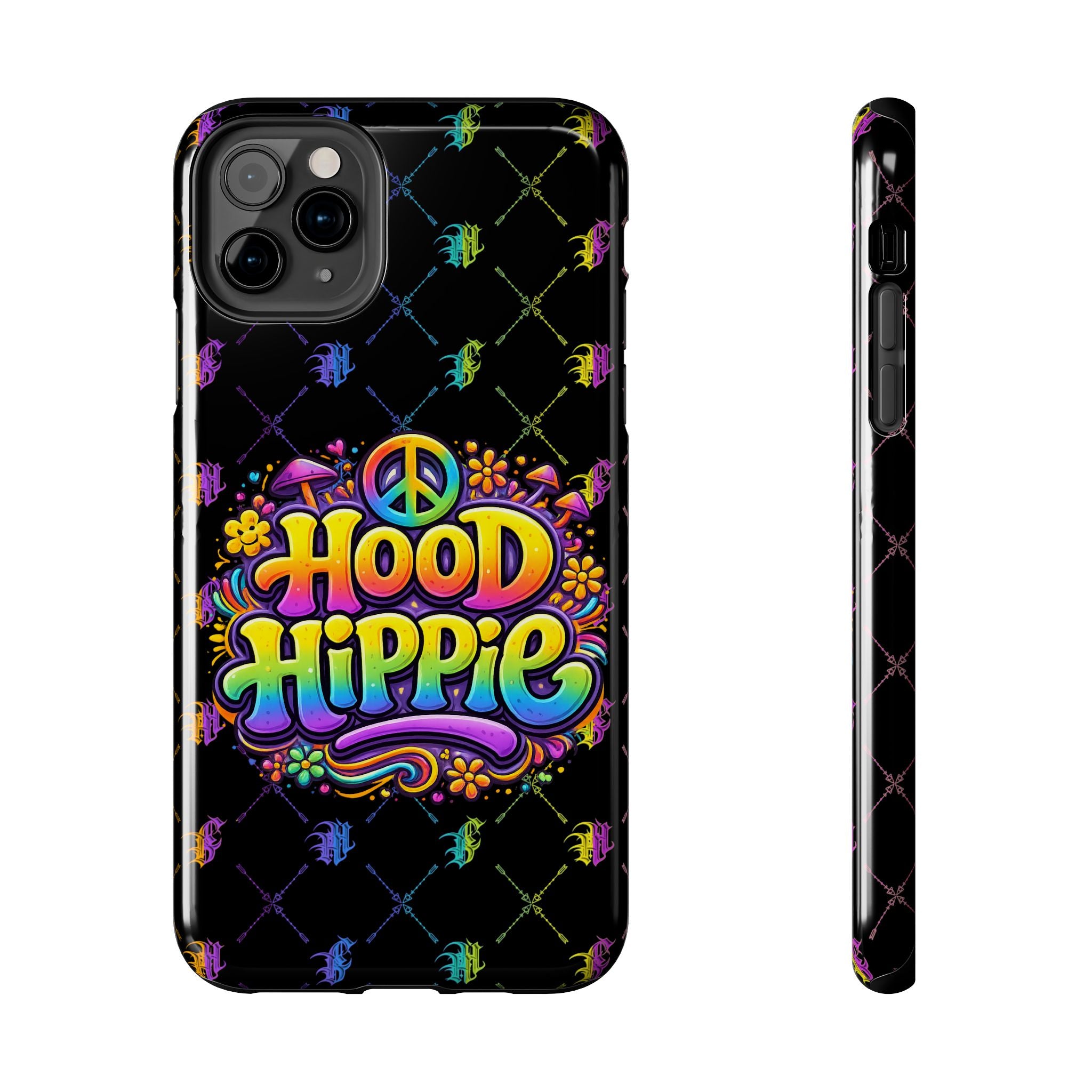 Bomb City Hood Hippie Tough Phone Case — Colorful Psychedelic Peace Design